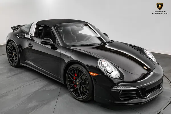 2016 Porsche 911 Targa 4 GTS for sale, exterior, Jet Black Metallic