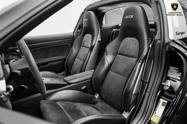 2016 Porsche 911 Targa 4 GTS interior, seats, Black, Full leather