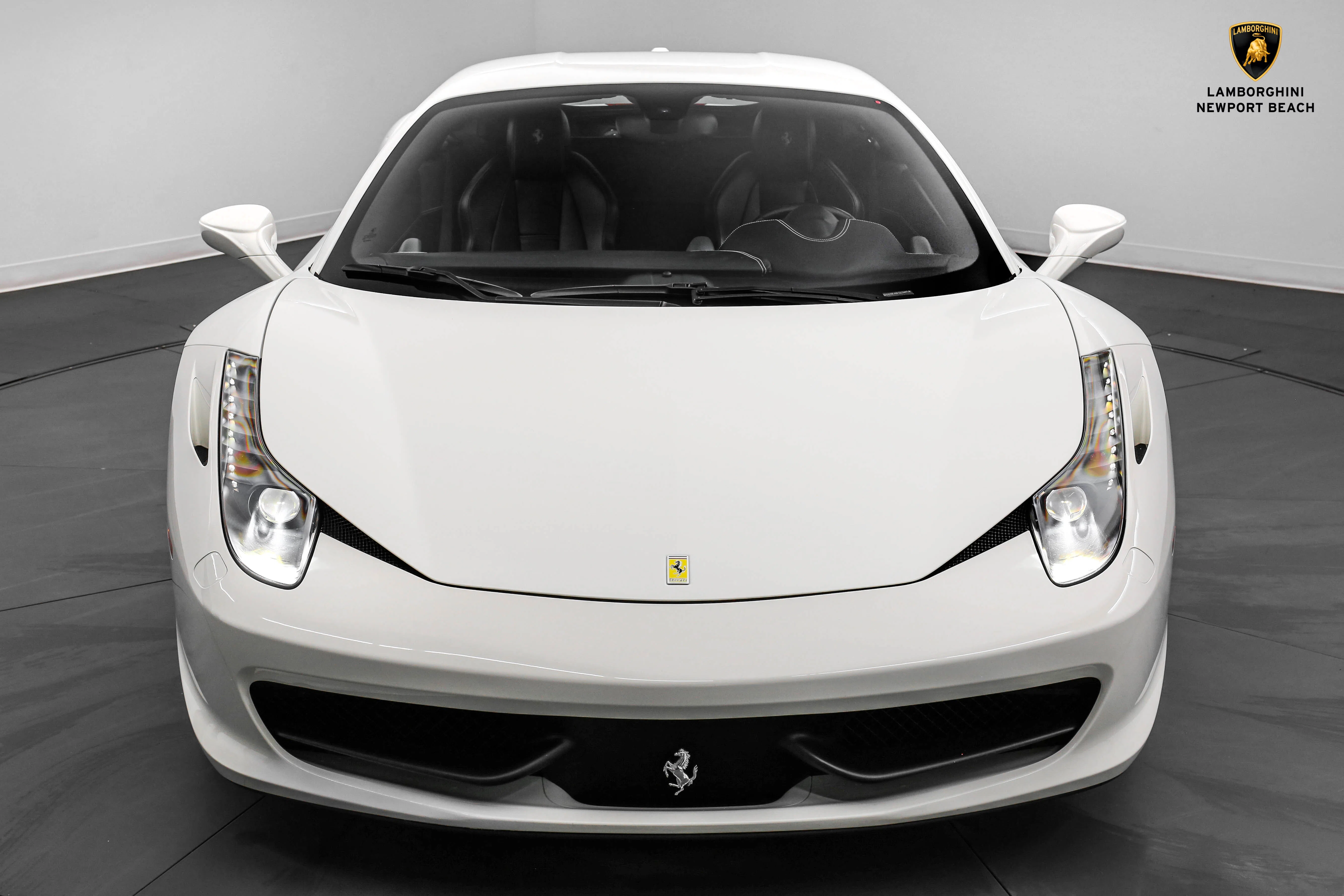 2015 Ferrari 458 Italia for sale, exterior, Bianco Avus