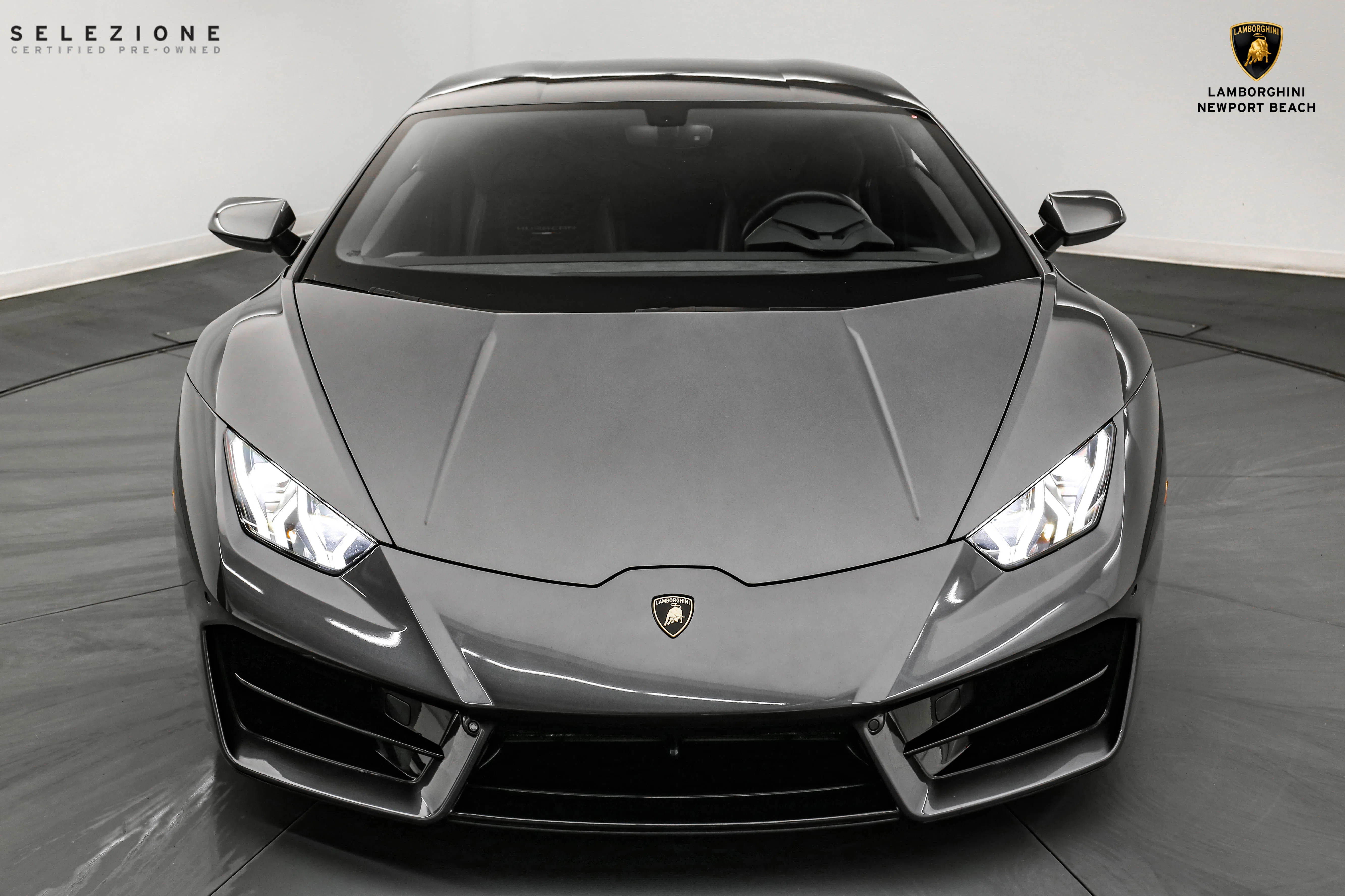 2018 Lamborghini Huracan LP580-2 for sale, exterior, Grigio Lynx Metallic
