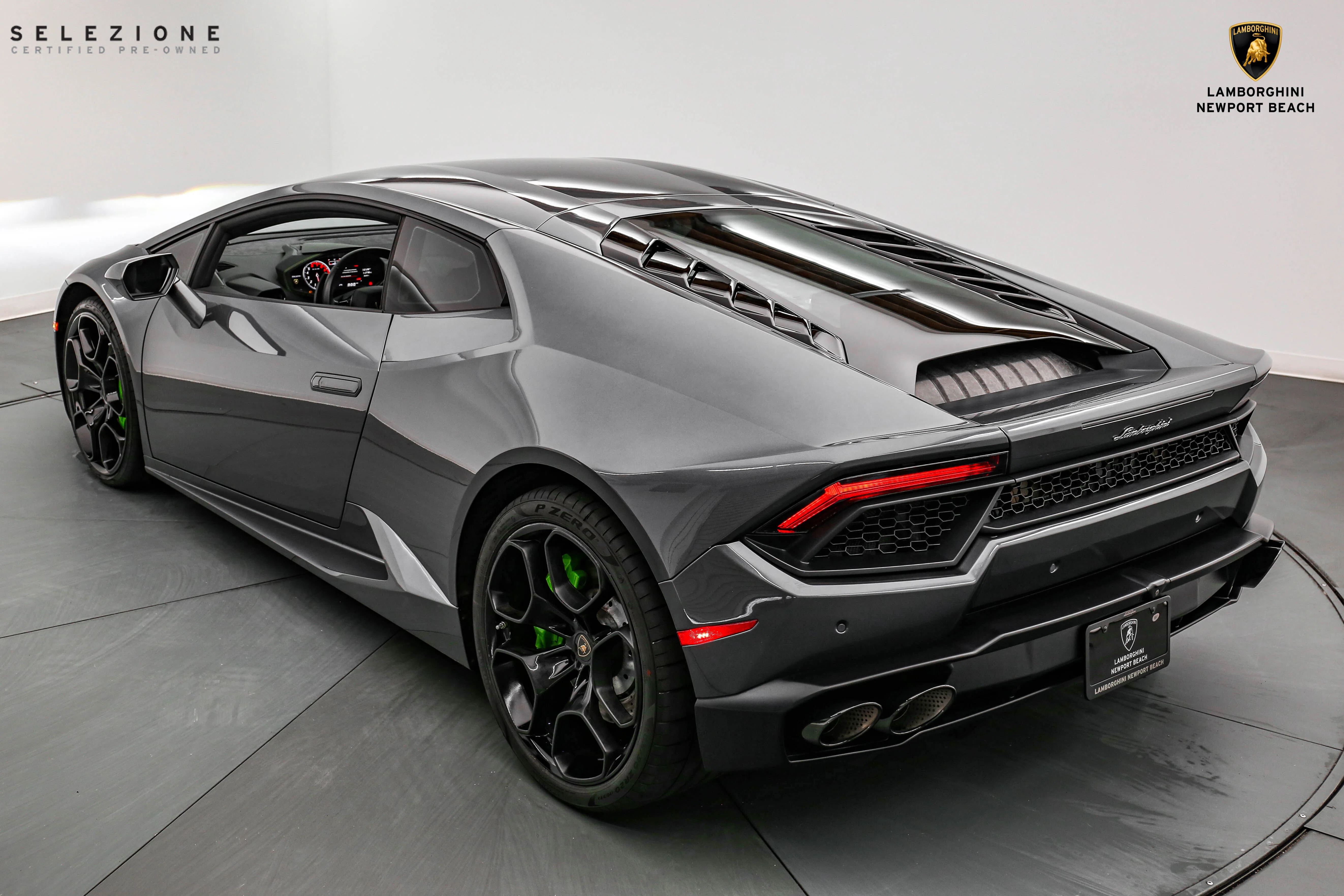 2018 Lamborghini Huracan LP580-2 for sale, exterior, Grigio Lynx Metallic