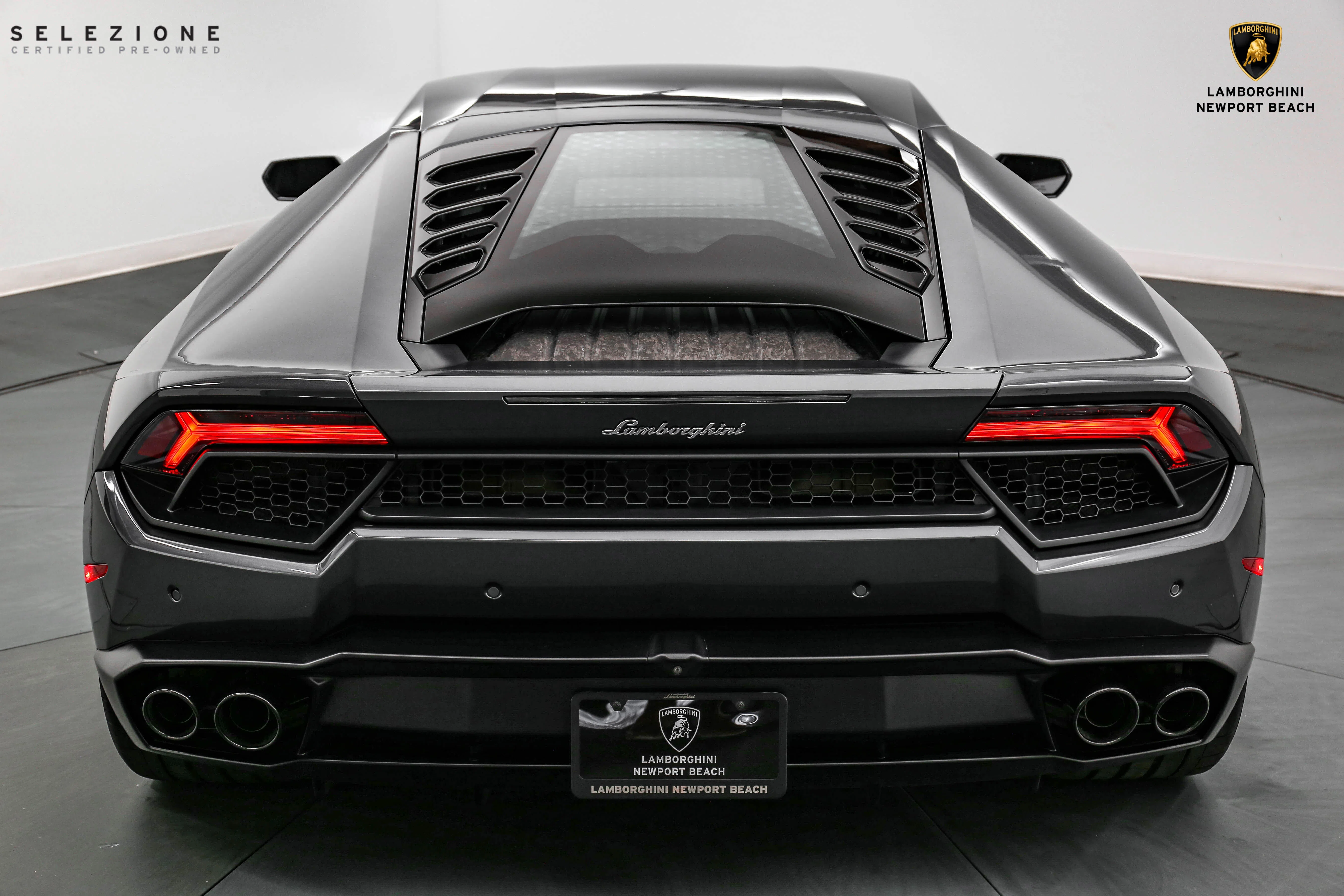 2018 Lamborghini Huracan LP580-2 for sale, exterior, Grigio Lynx Metallic
