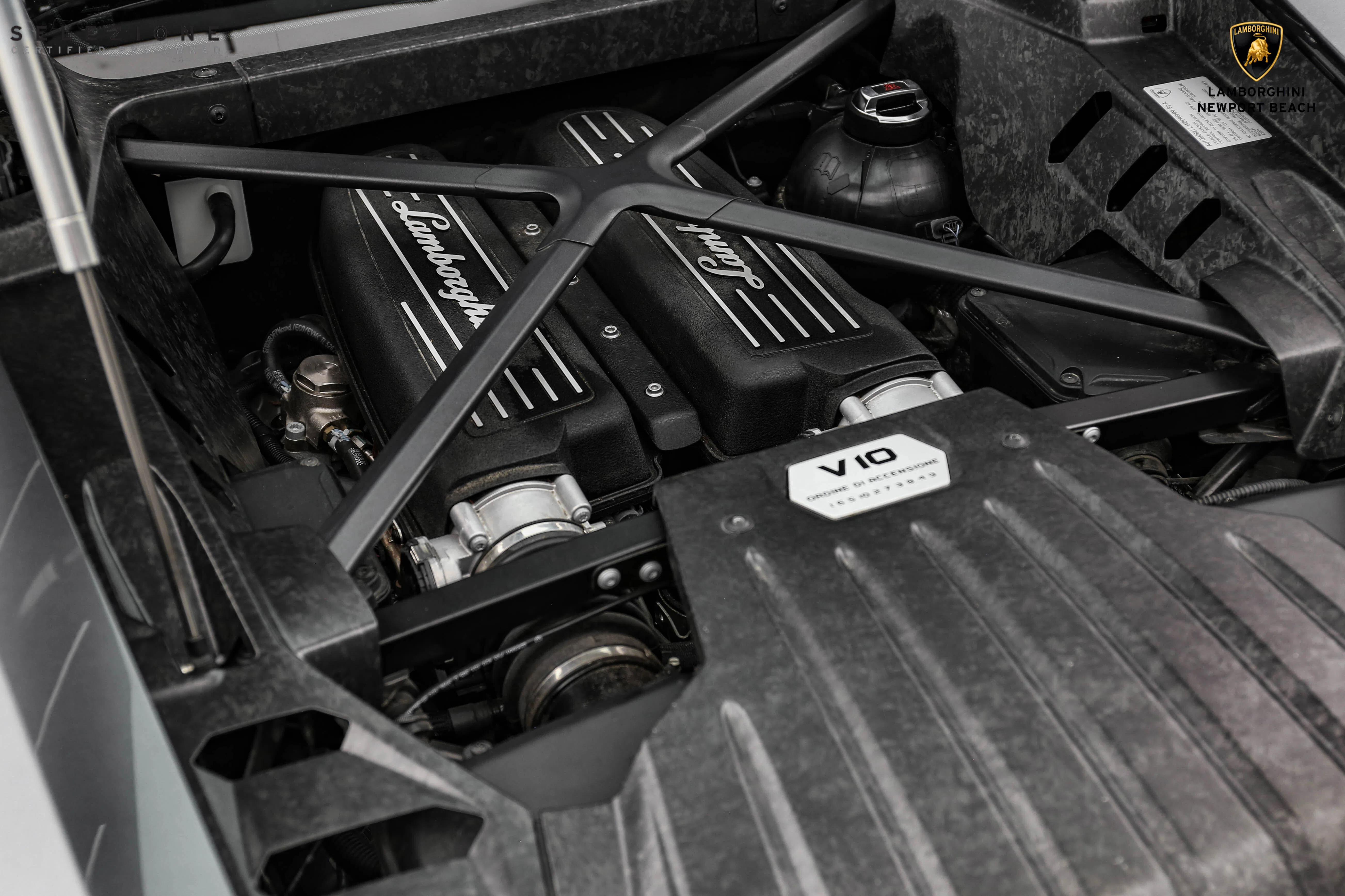 2018 Lamborghini Huracan LP580-2 engine