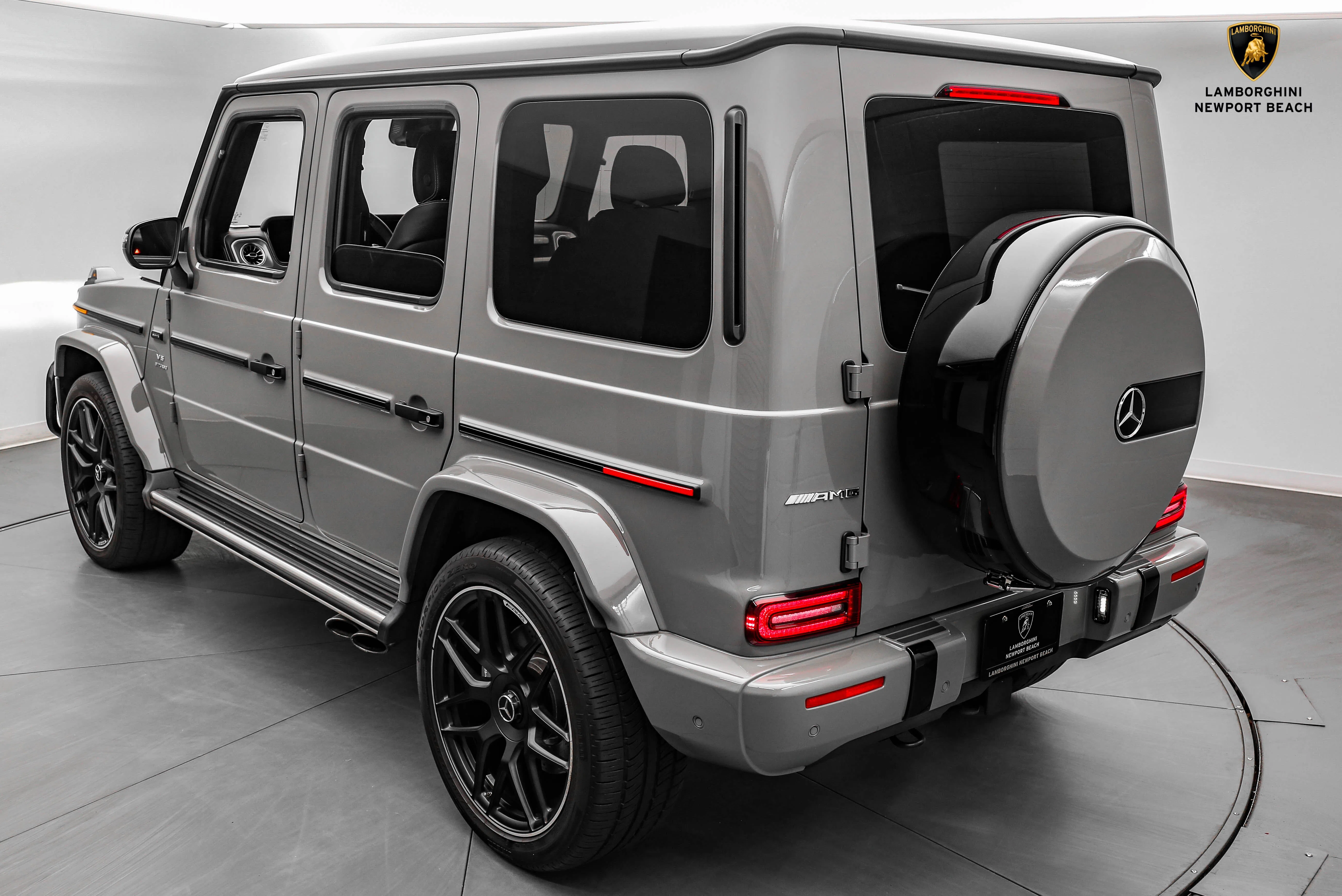 2021 Mercedes-Benz G 63 AMG, rear three-quarter view, G Manufaktur Arabian Gray