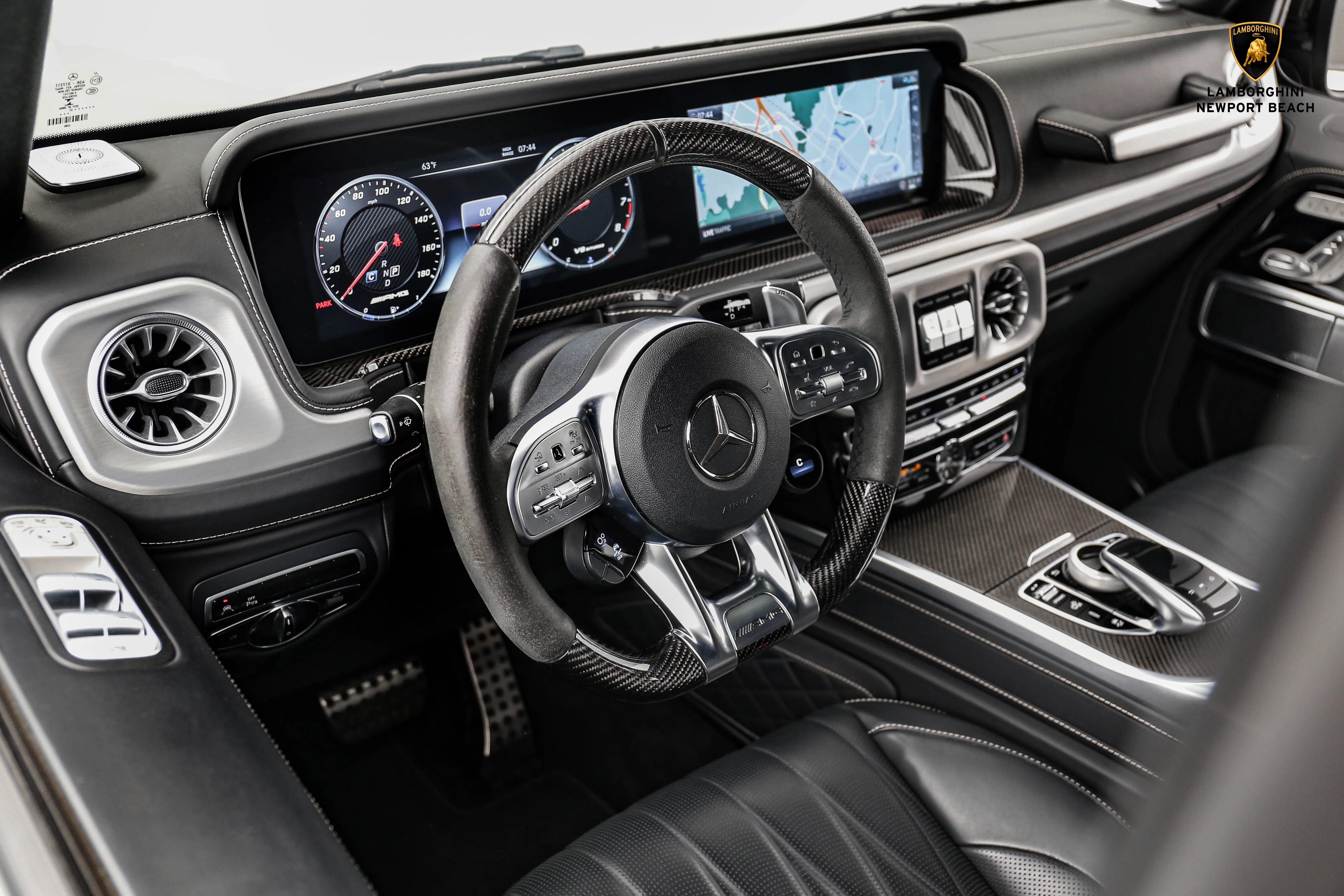 2021 Mercedes-Benz G 63 AMG interior, Black, Full leather