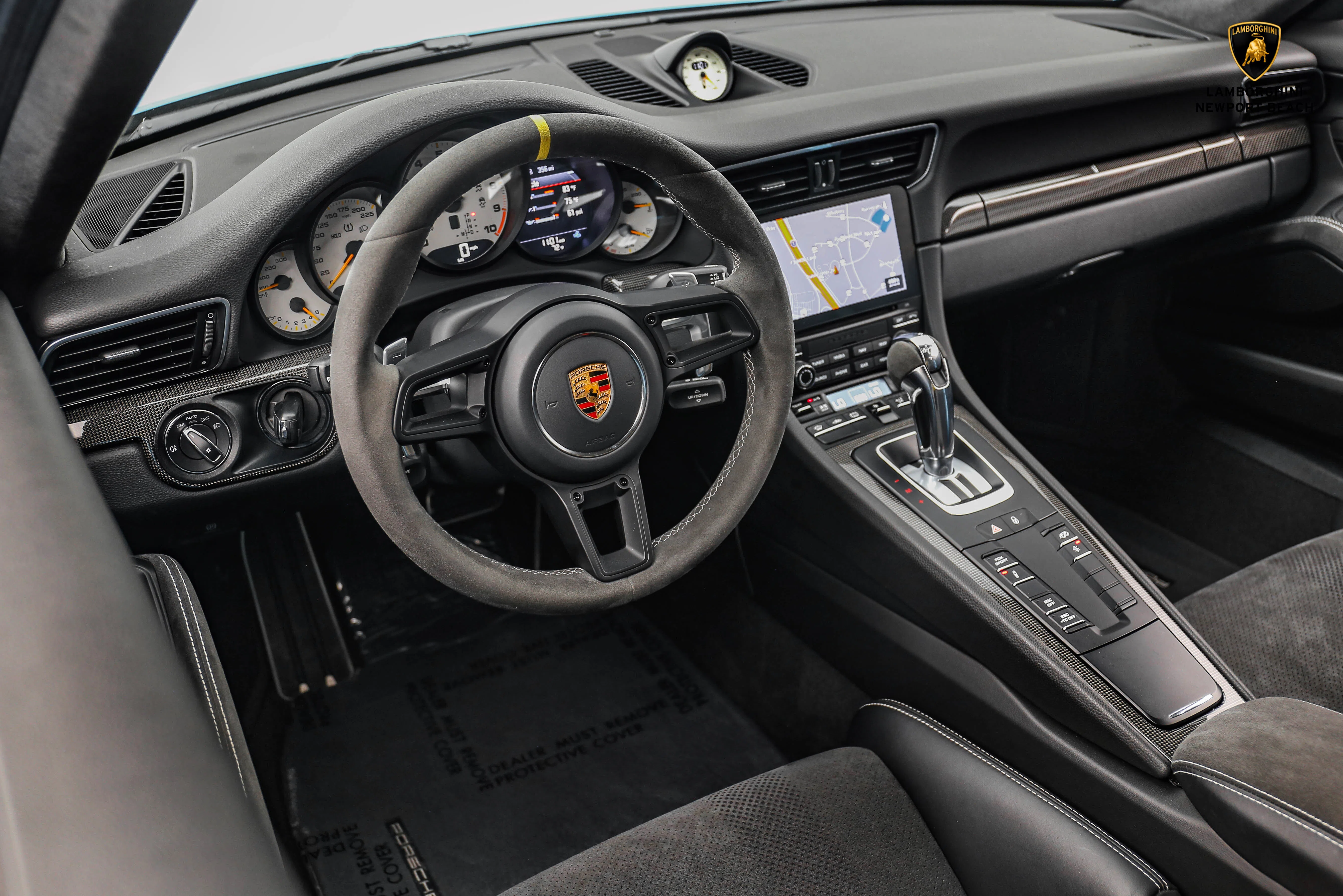 2019 Porsche 911 GT3 RS interior, dashboard, Black