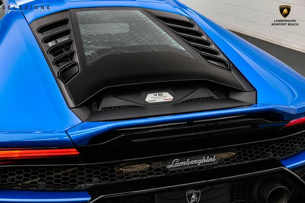 2021 Lamborghini Huracan EVO for sale, exterior, Blu Eleos Metallic