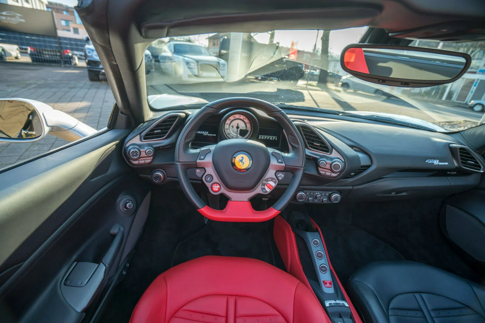 2017 Ferrari 488 Spider interior, dashboard