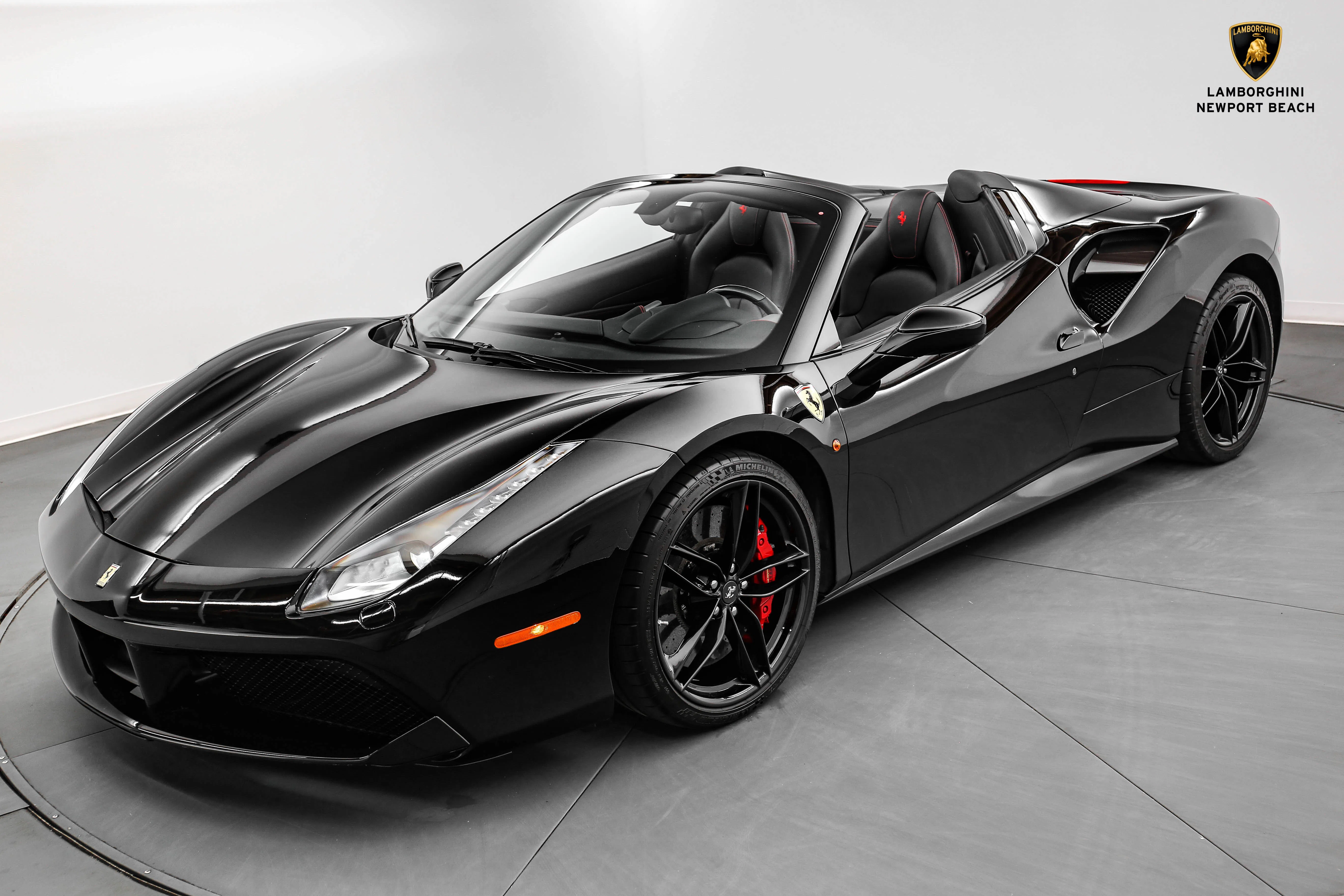 2019 Ferrari 488 Spider for sale, exterior, Nero