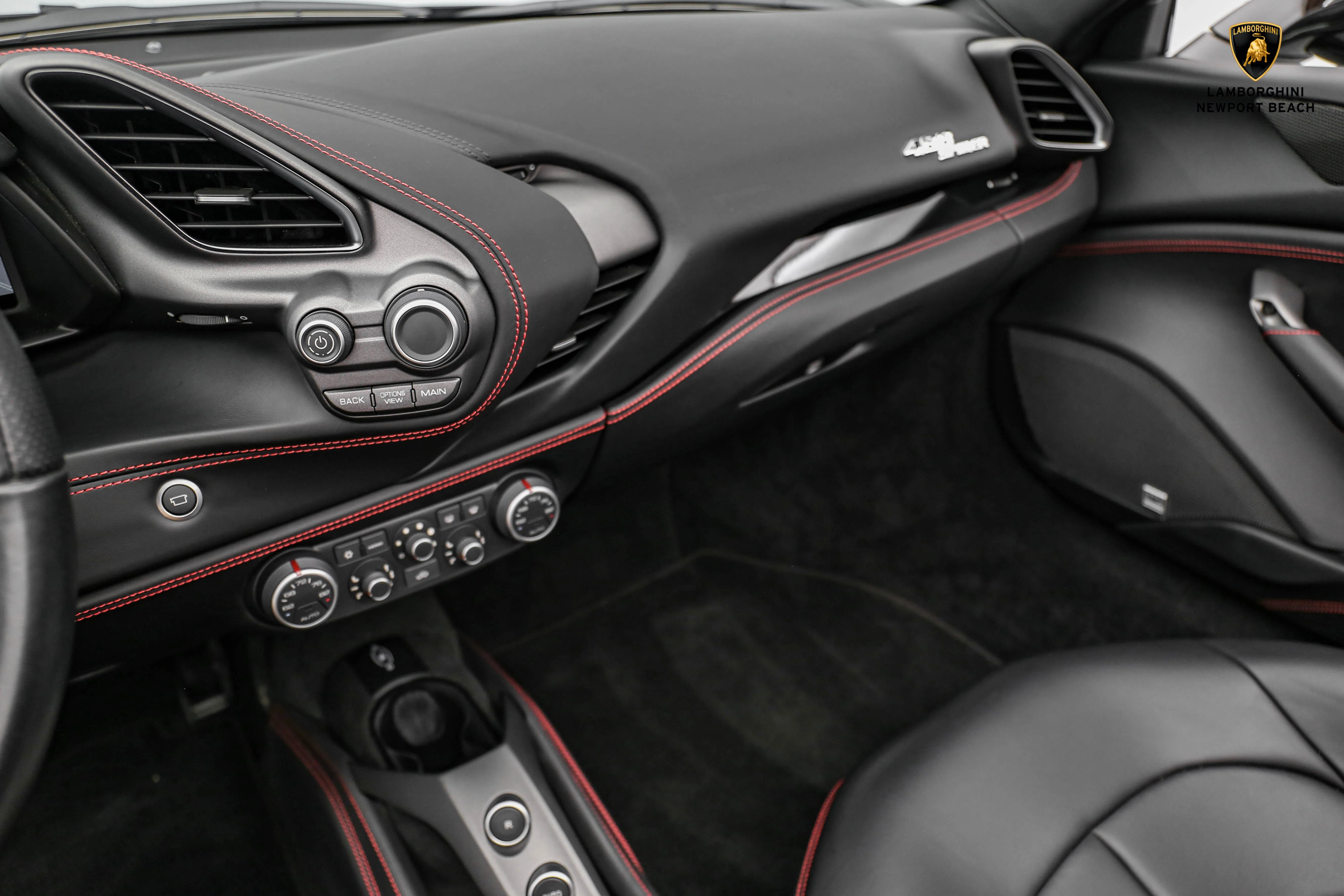 2019 Ferrari 488 Spider interior, Nero, Full leather