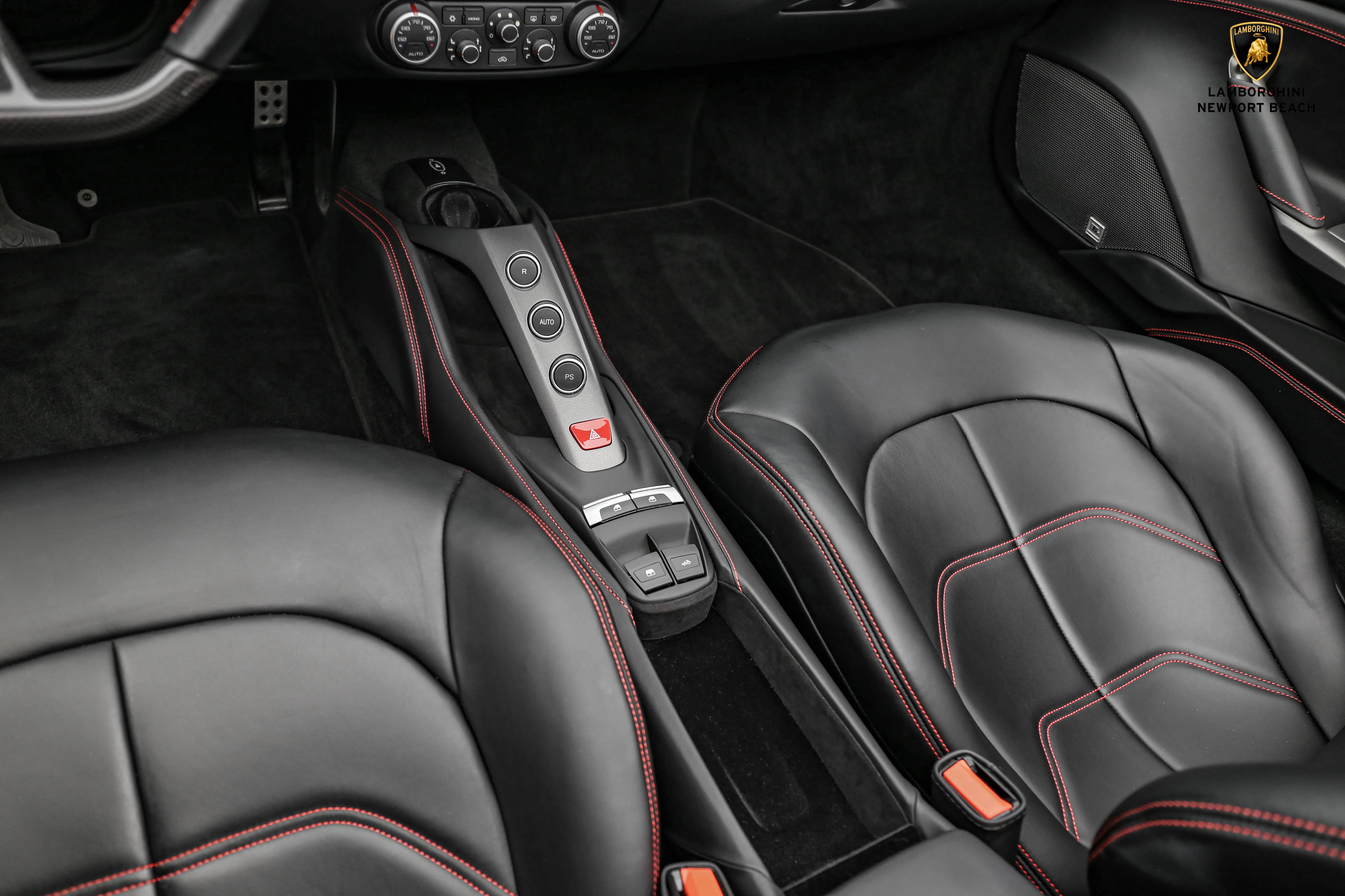2019 Ferrari 488 Spider interior, Nero, Full leather