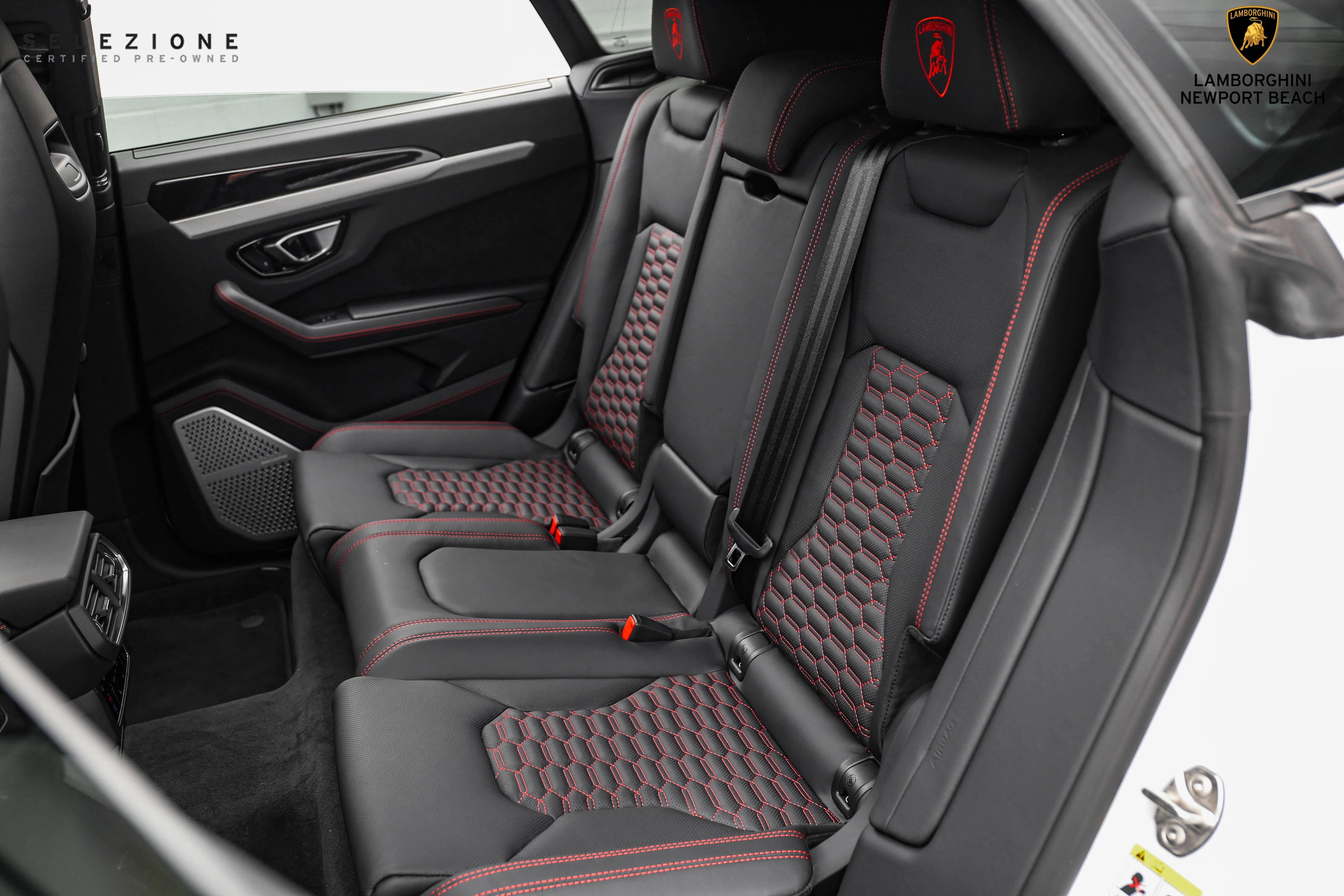 2021 Lamborghini Urus interior, seats, Nero Ade, Full leather