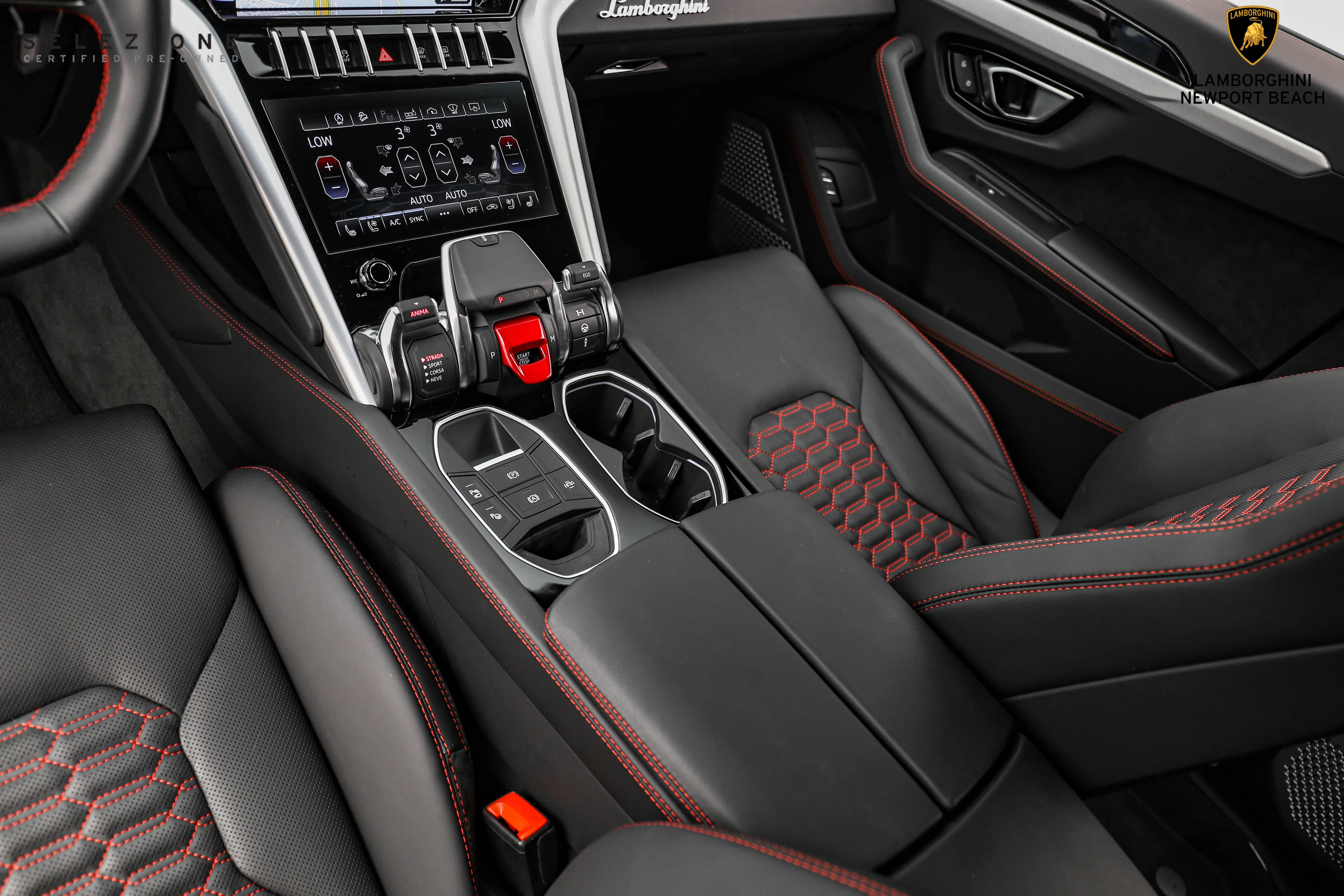 2021 Lamborghini Urus interior, Nero Ade, Full leather