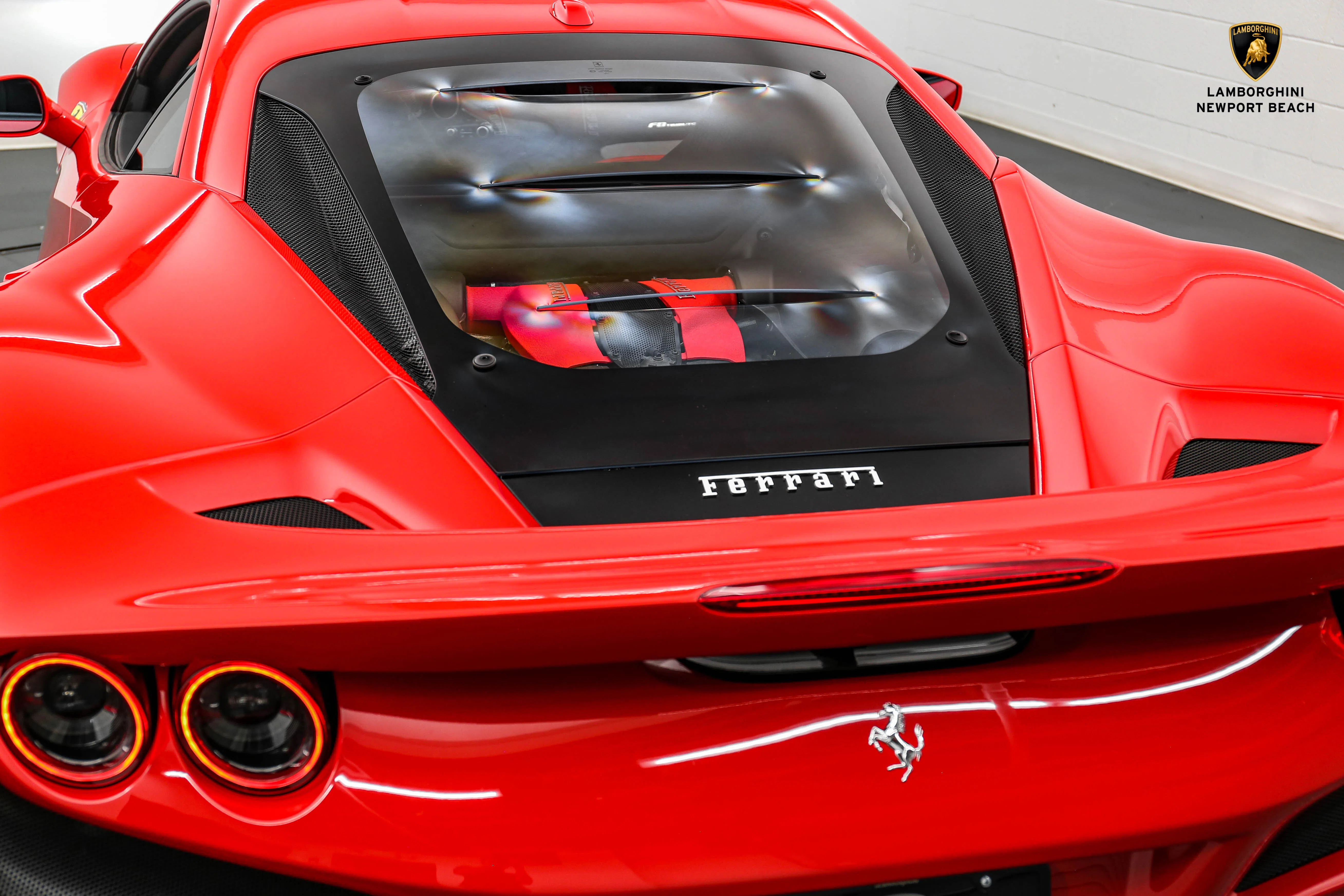 2021 Ferrari F8 Tributo for sale, exterior, Rosso Corsa