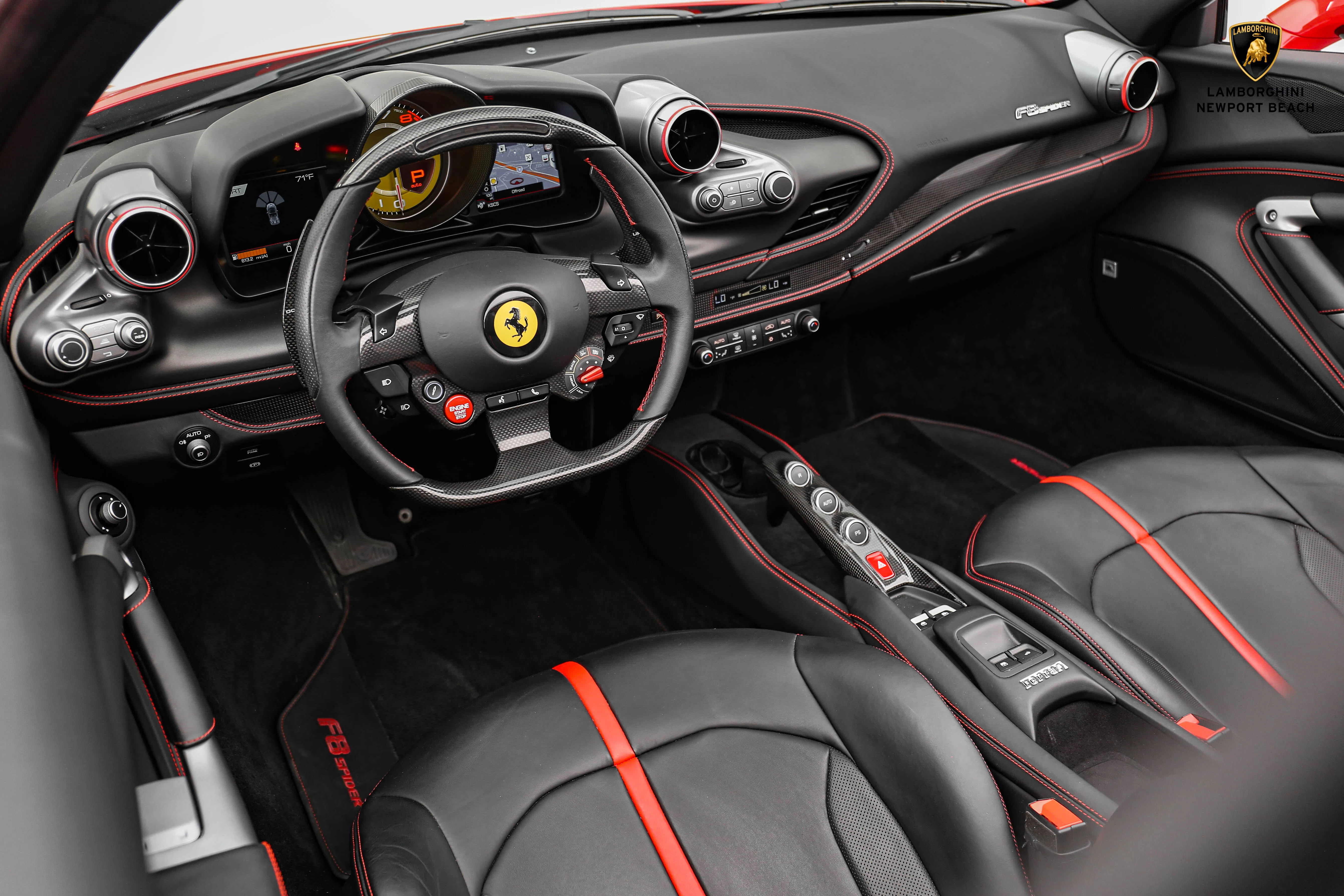 2021 Ferrari F8 Spider interior