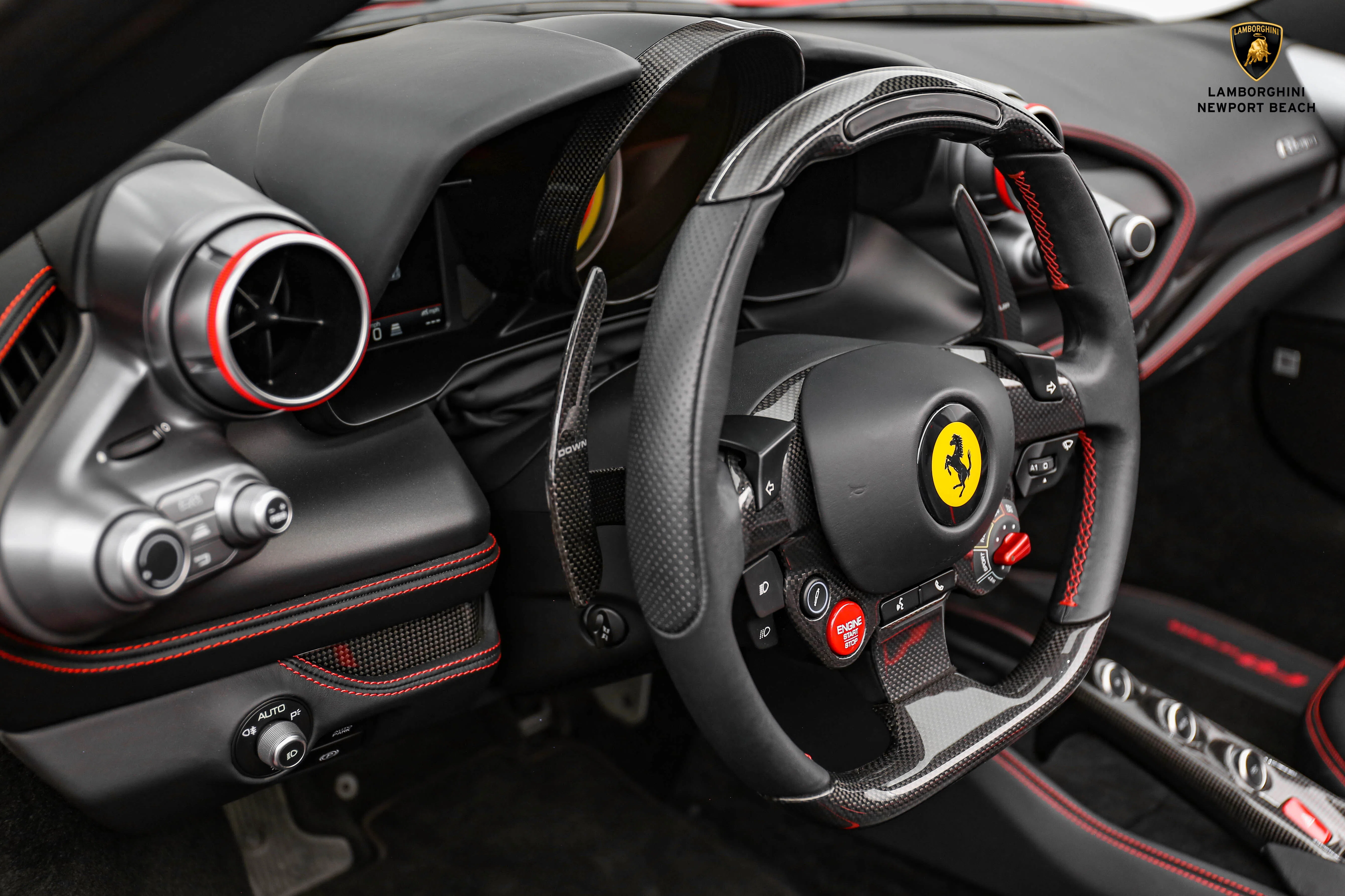 2021 Ferrari F8 Spider interior