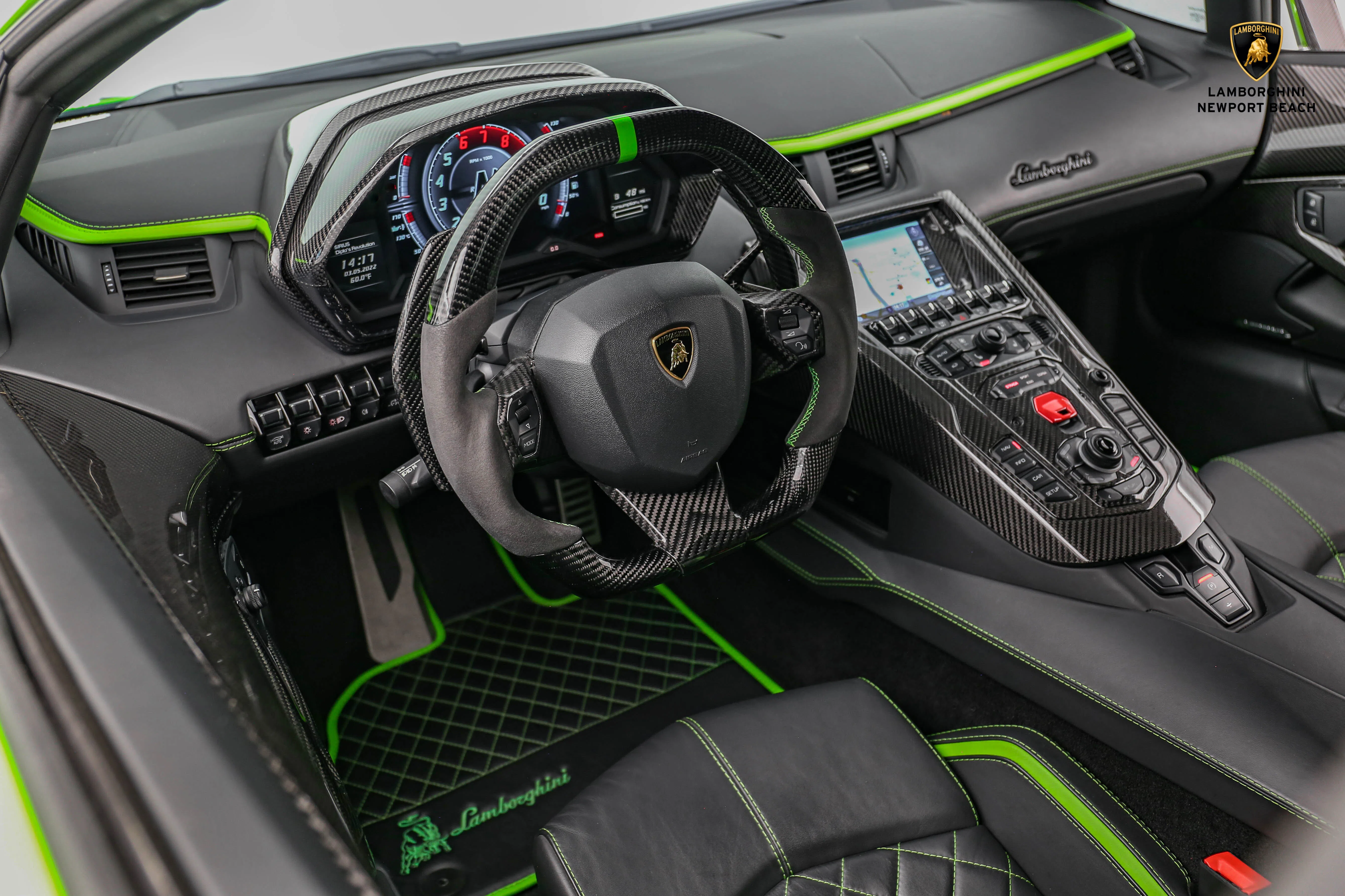 2018 Lamborghini Aventador S interior