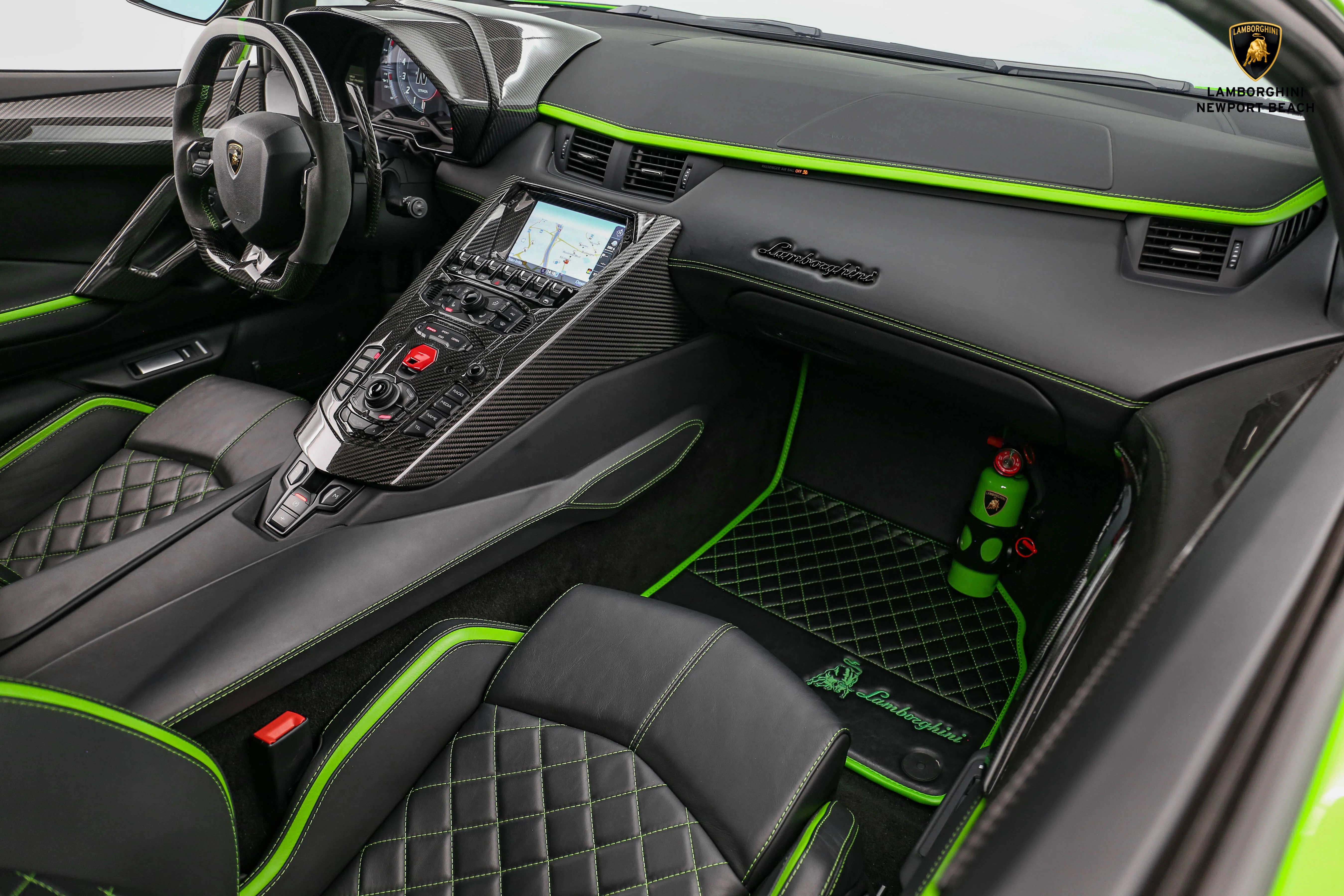 2018 Lamborghini Aventador S interior