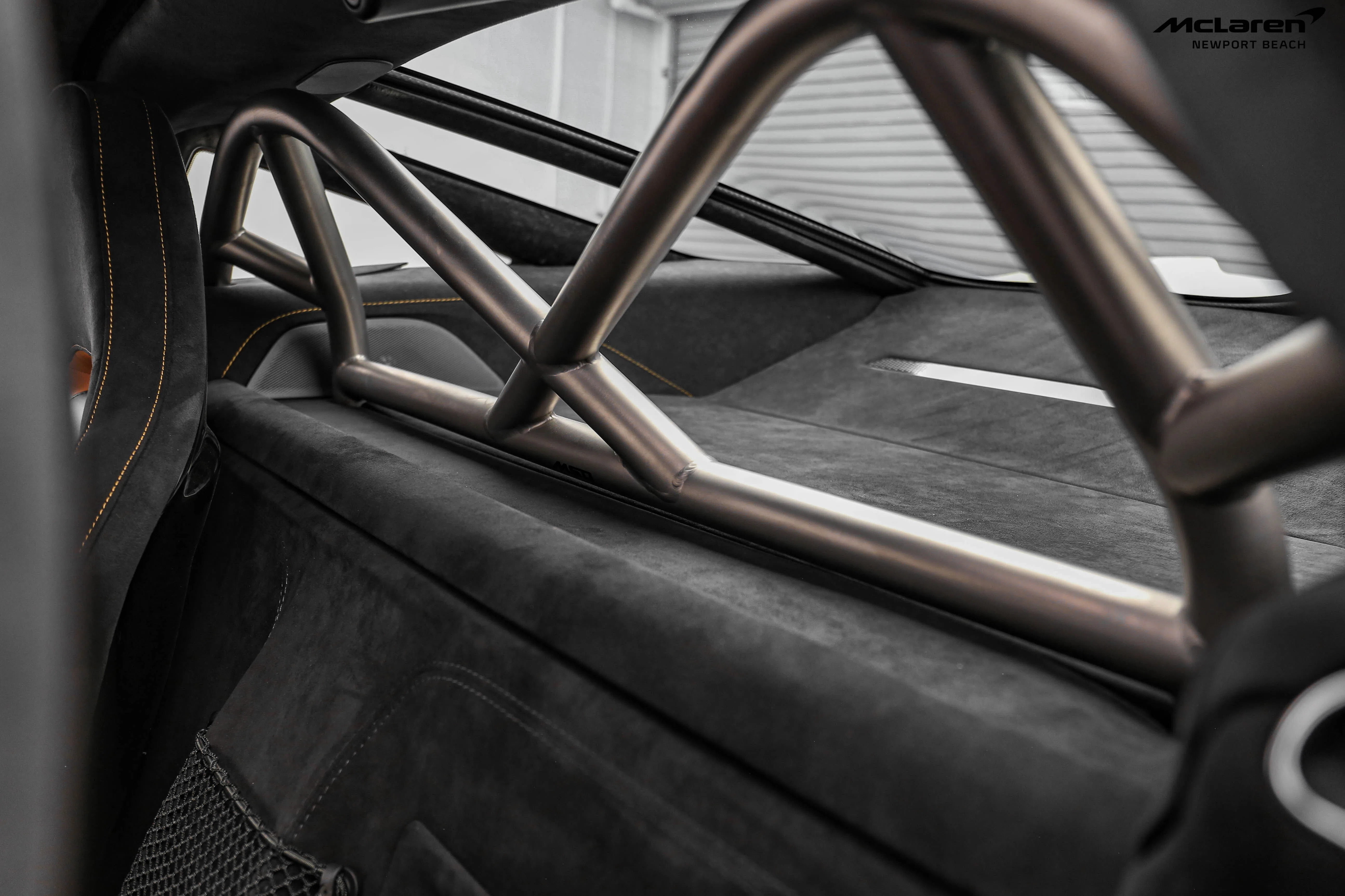 2021 McLaren 765LT interior, Carbon Black
