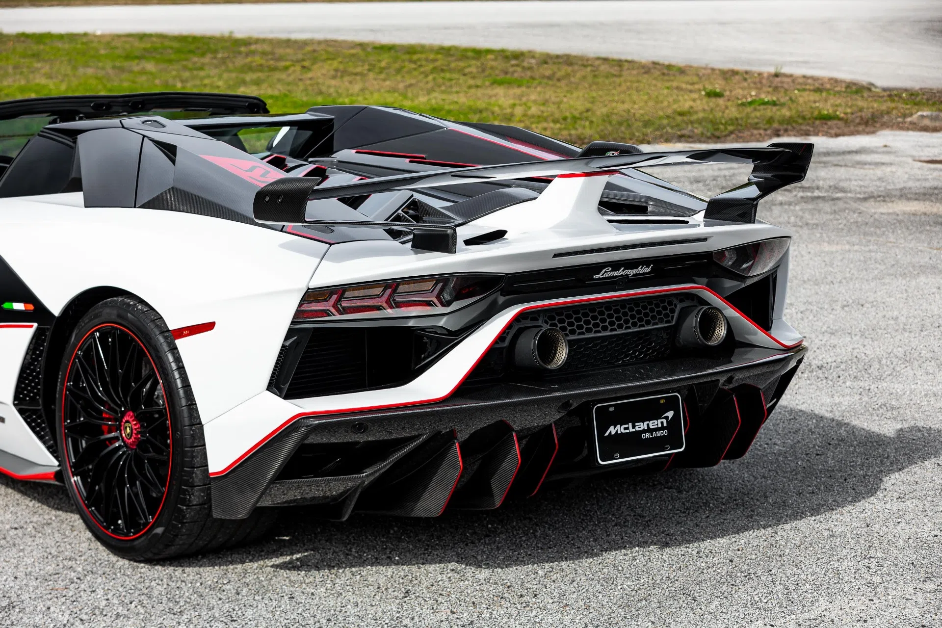 2021 Lamborghini Aventador for sale, exterior, Bianco Phanes Matte Finish