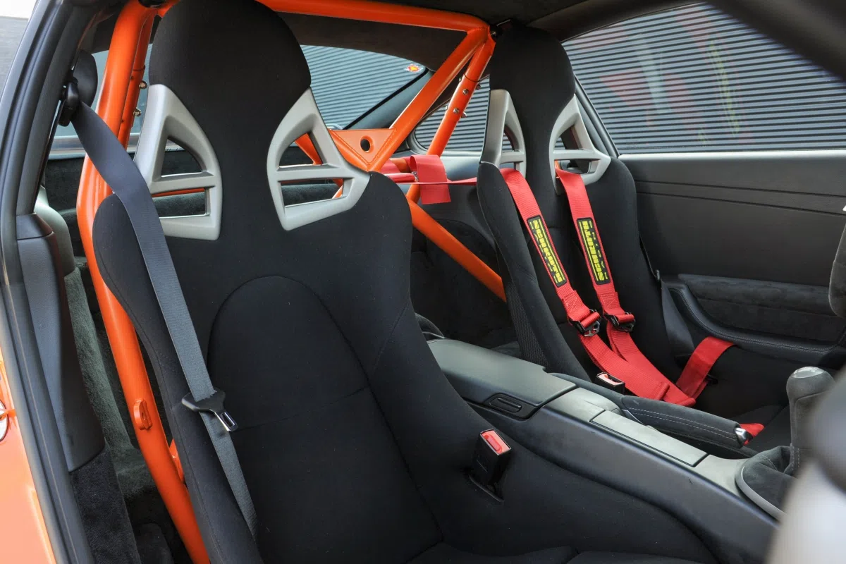 2007 PORSCHE 997 MK1 GT3 RS interior, seats, Black carbon bucket seats