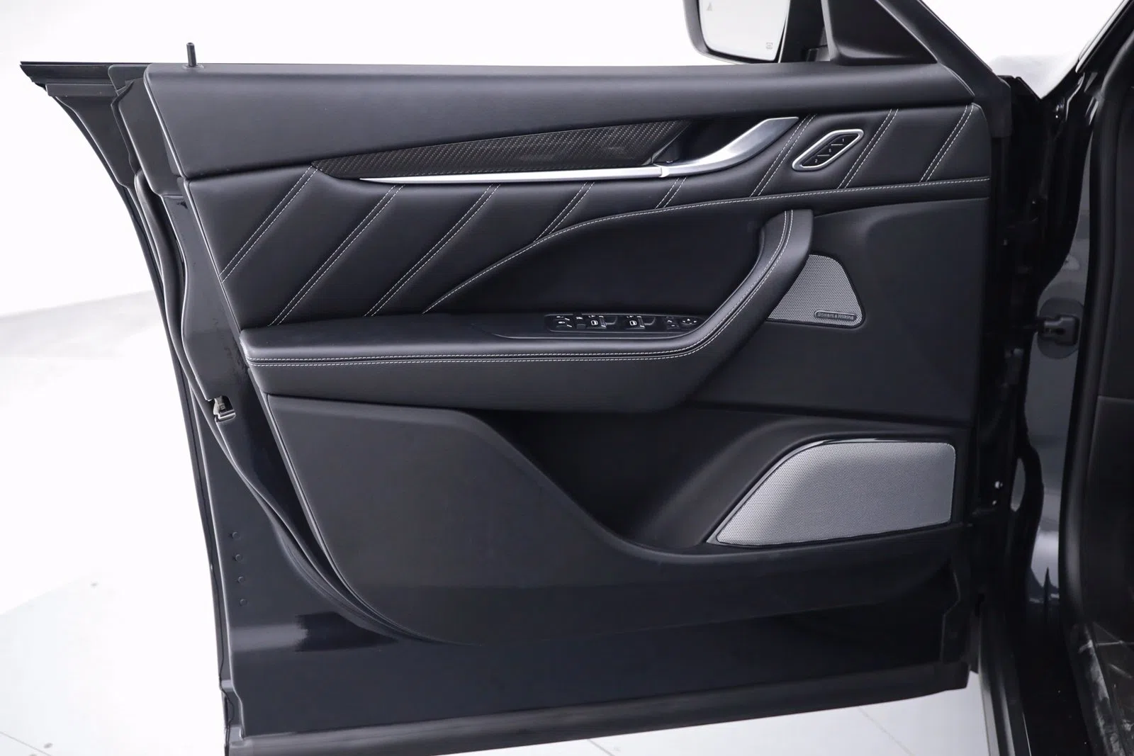 2019 Maserati Levante Trofeo interior, door panel, Black