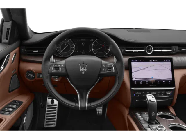2022 Maserati Quattroporte Modena interior, dashboard, Tan, Full leather