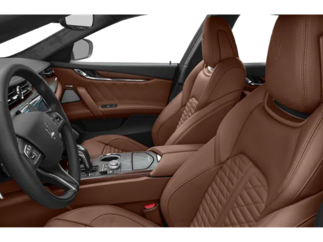 2022 Maserati Quattroporte Modena interior, seats, Tan, Full leather