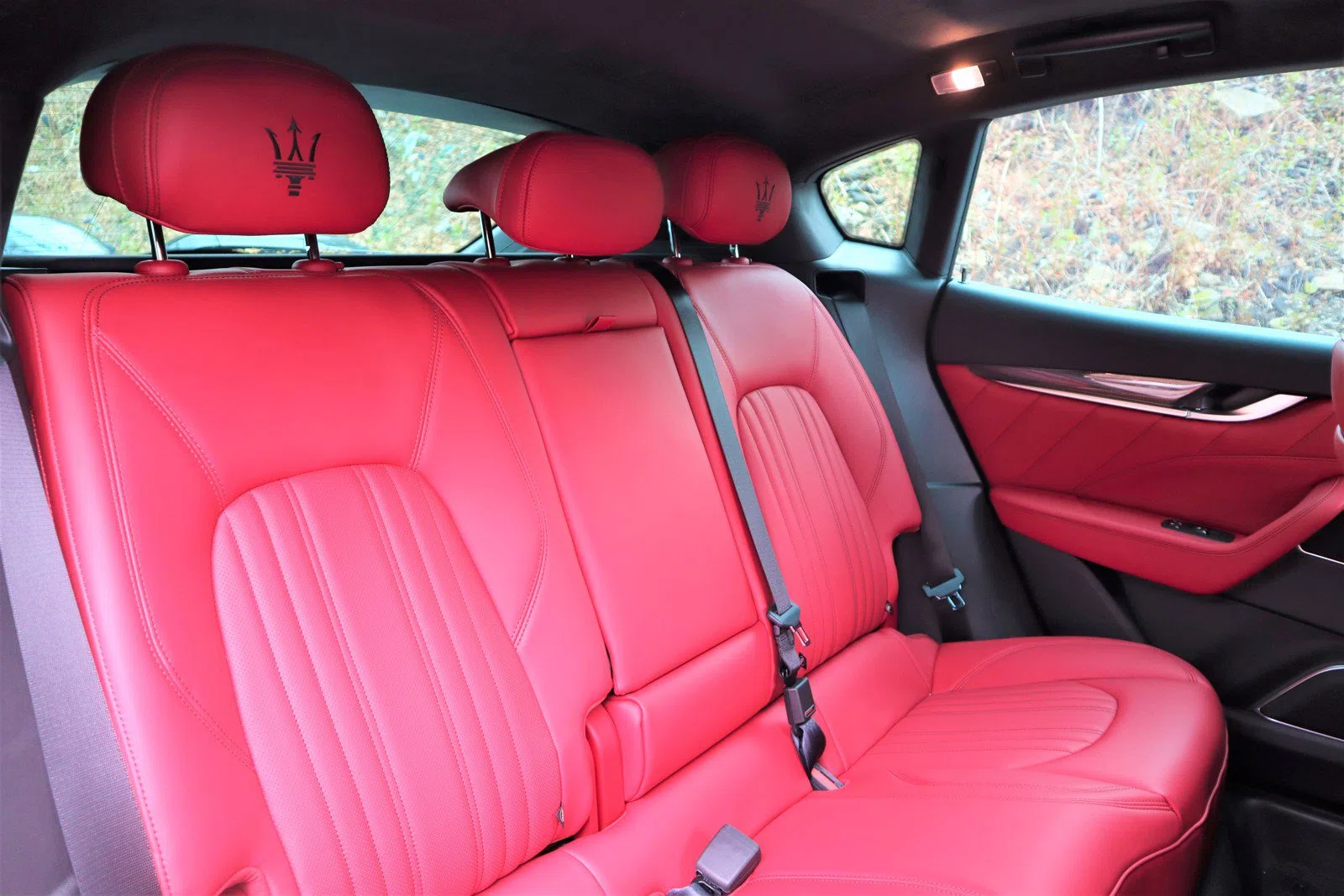 2022 Maserati Levante GT interior, seats, Red, Full leather