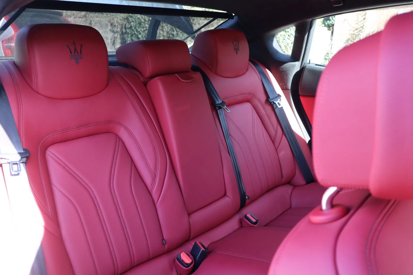 2022 Maserati Quattroporte Modena Q4 interior, seats, Red, Full leather