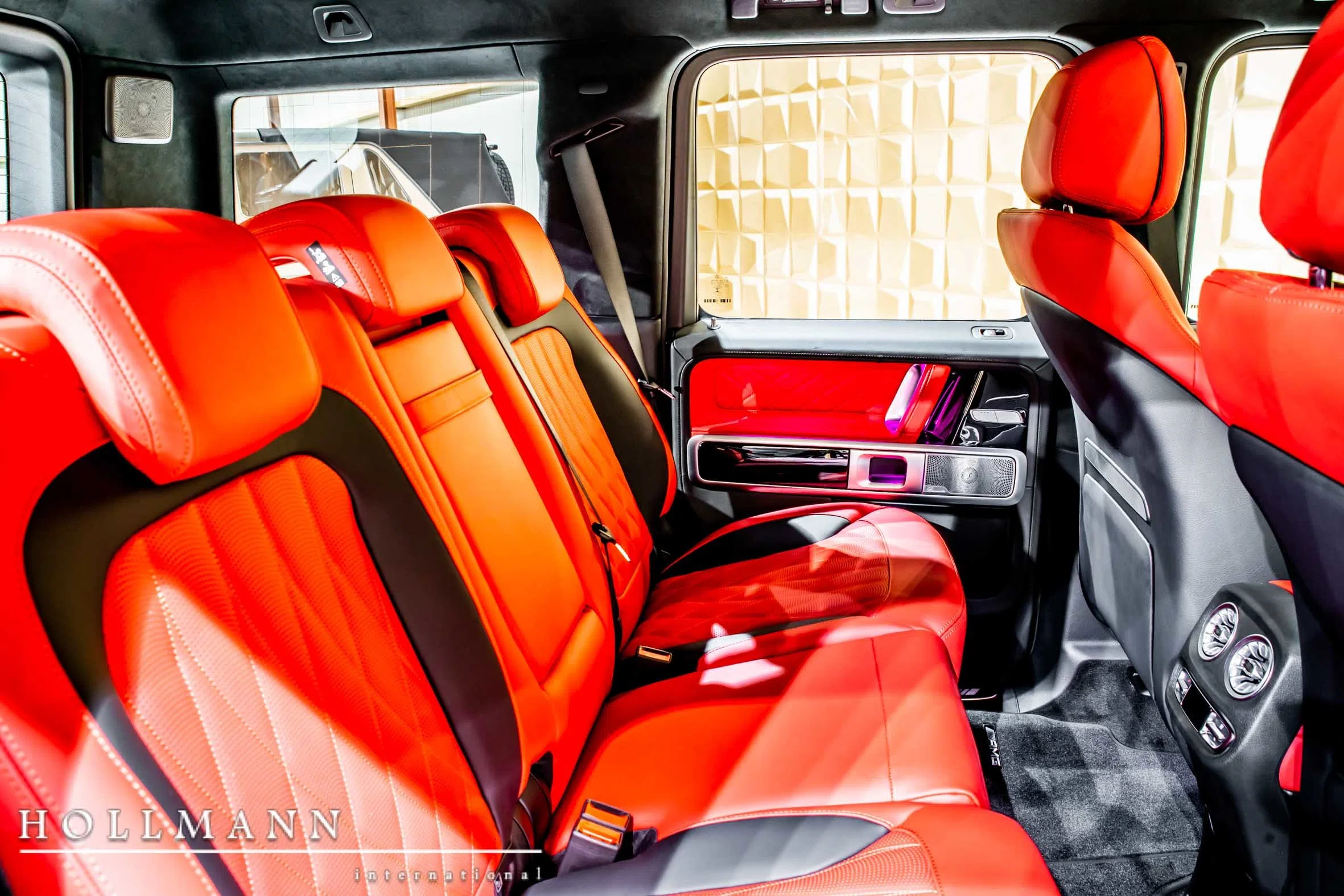 2019 BRABUS G 700 interior, seats, Designo Leder Nappa Classicrot/schwarz
