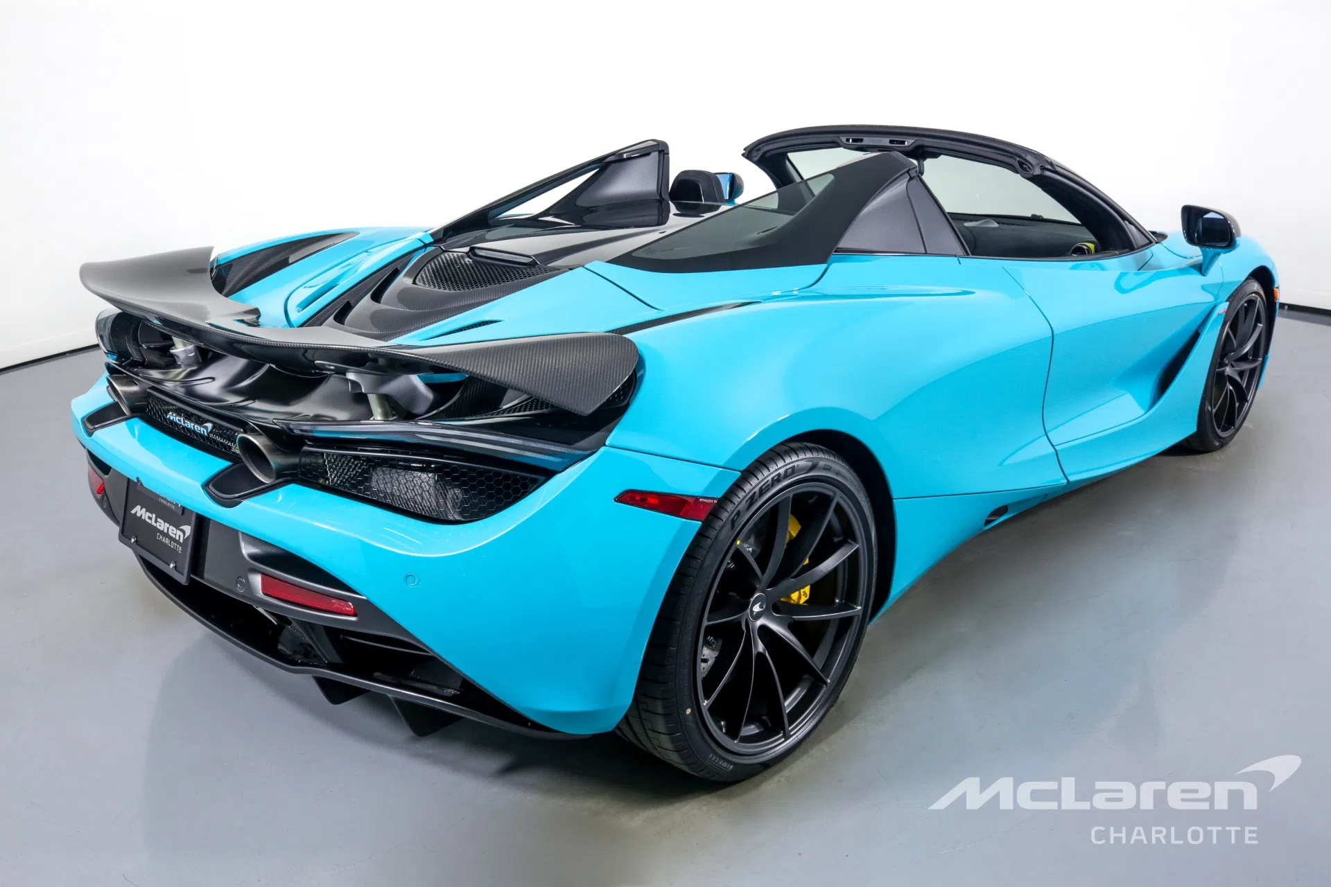 2022 McLaren 720S Spider for sale, exterior, Tokyo Cyan