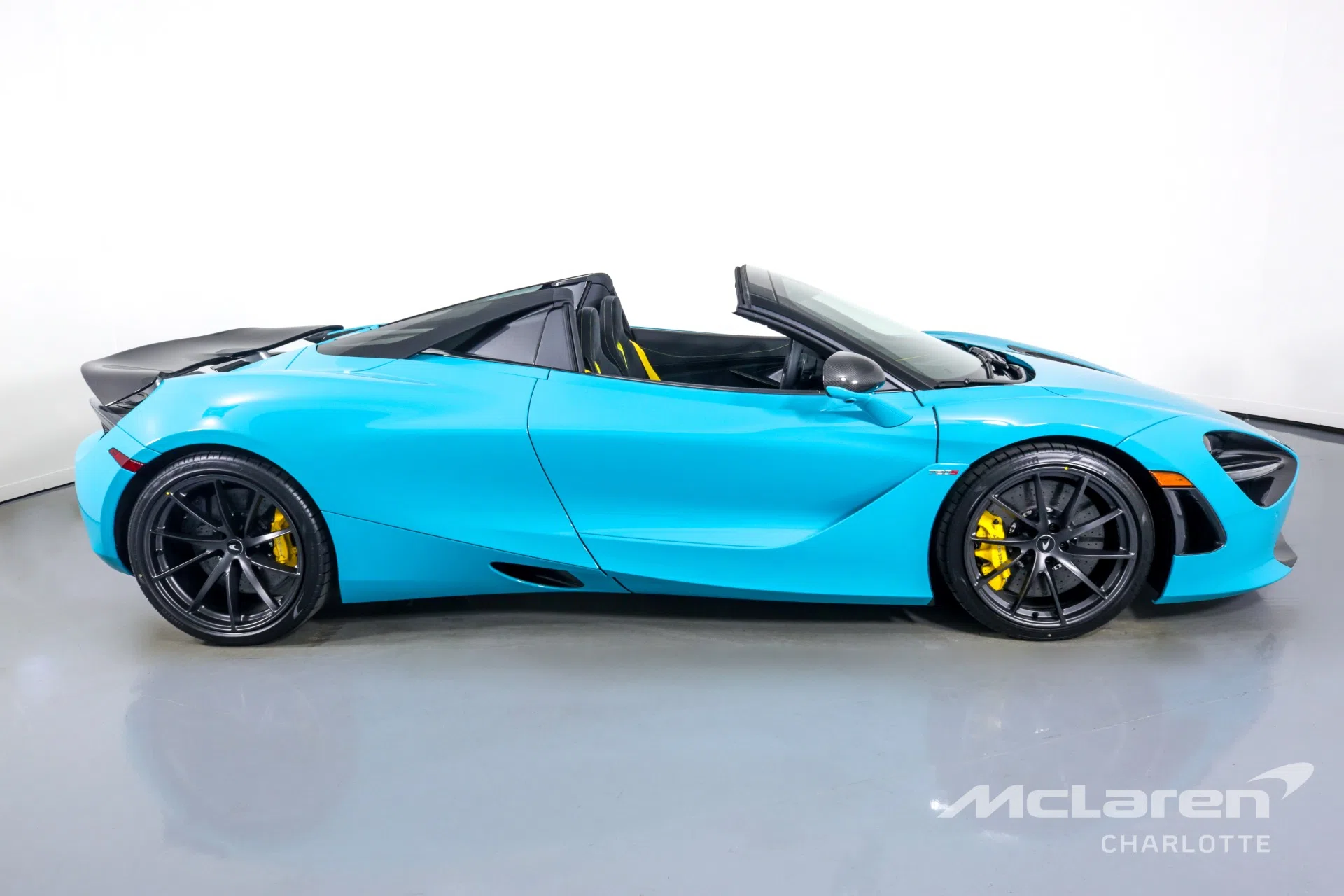 2022 McLaren 720S Spider for sale, exterior, Tokyo Cyan