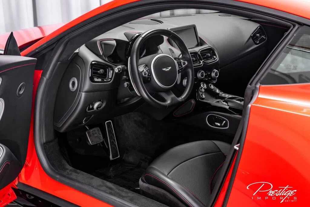 2019 Aston Martin Vantage interior, Chancellor Red