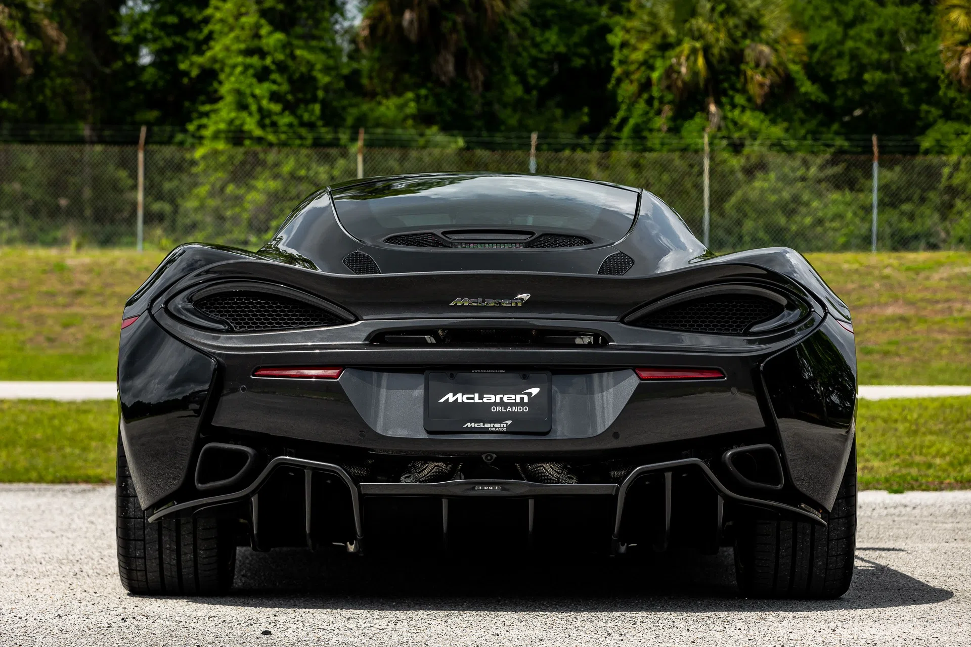 2019 McLaren 570GT for sale, exterior, Obsidian Black