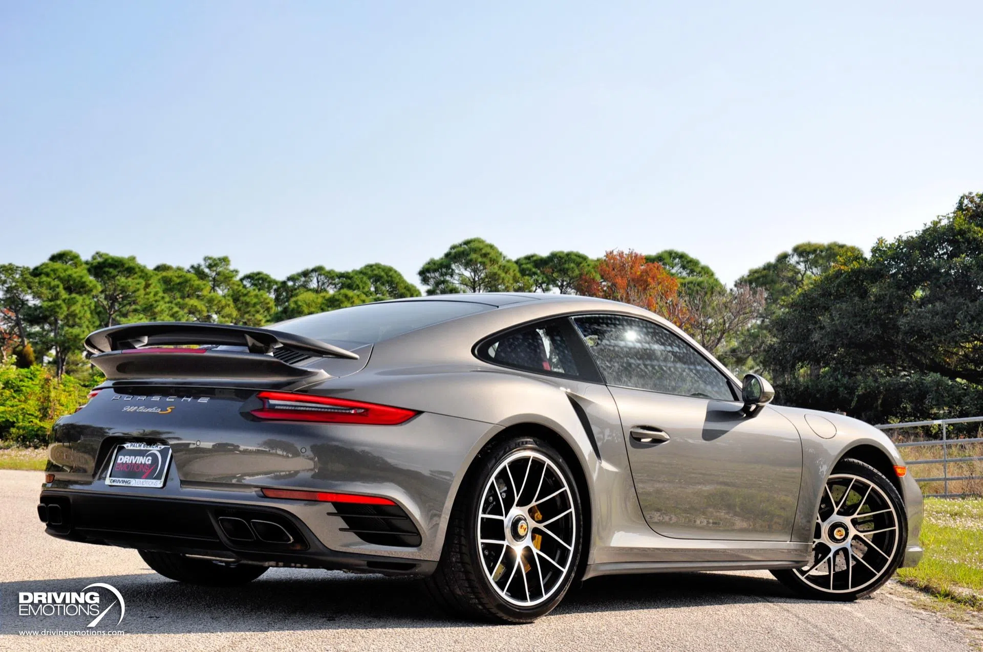 2017 Porsche 911 Turbo S for sale, exterior, Agate Grey Metallic