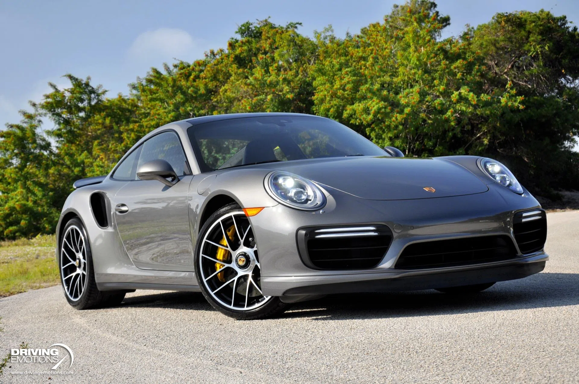 2017 Porsche 911 Turbo S for sale, exterior, Agate Grey Metallic