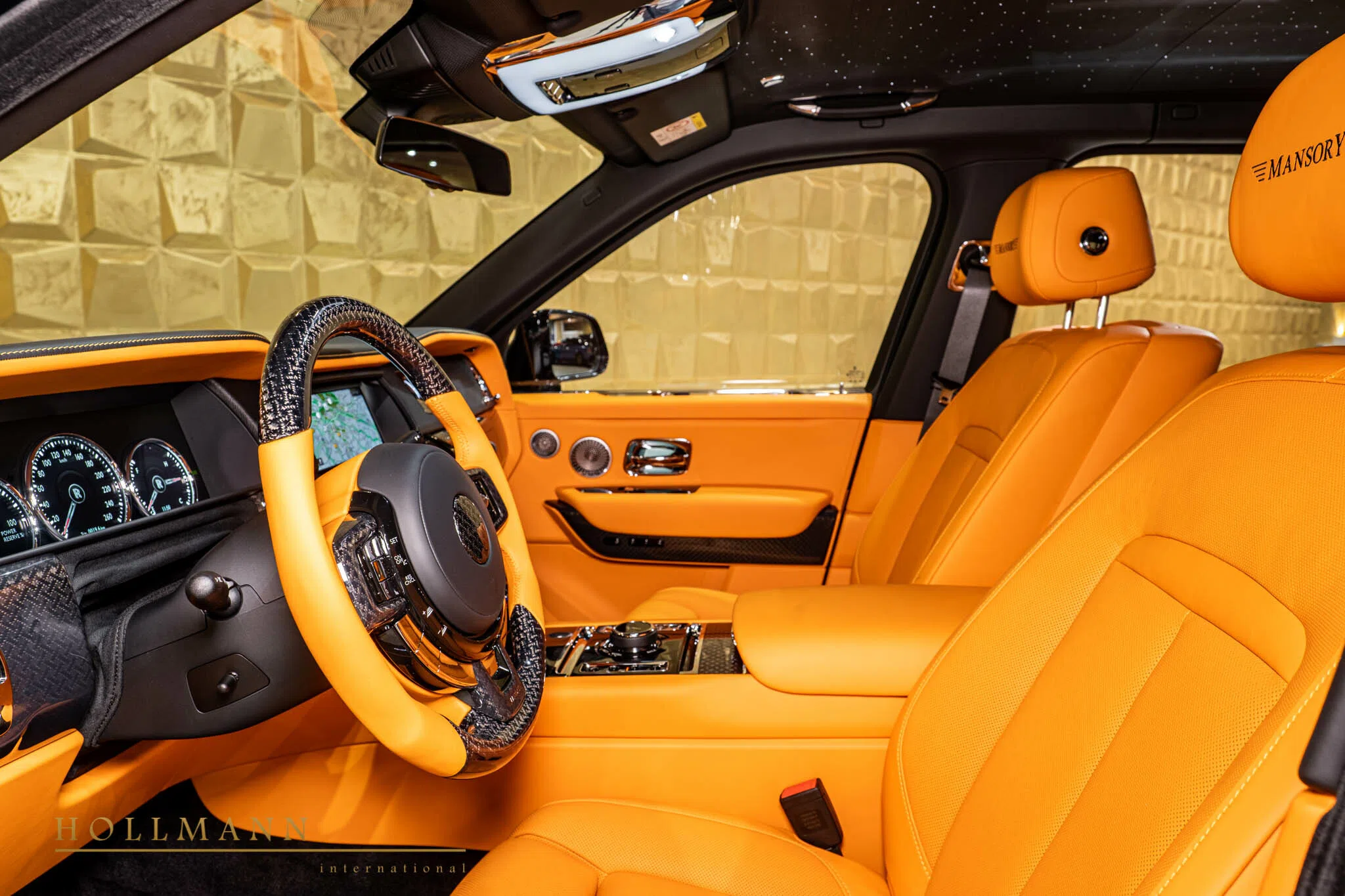 2022 Mansory Cullinan Black Badge interior