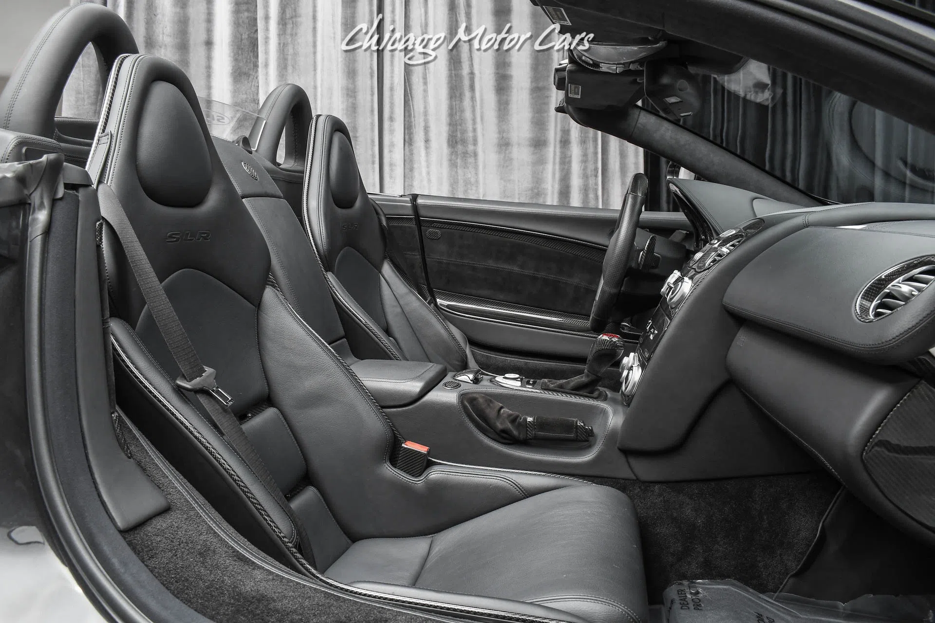 2008 Mansory SLR McLaren Renovatio interior, seats, Semi-Aniline Black
