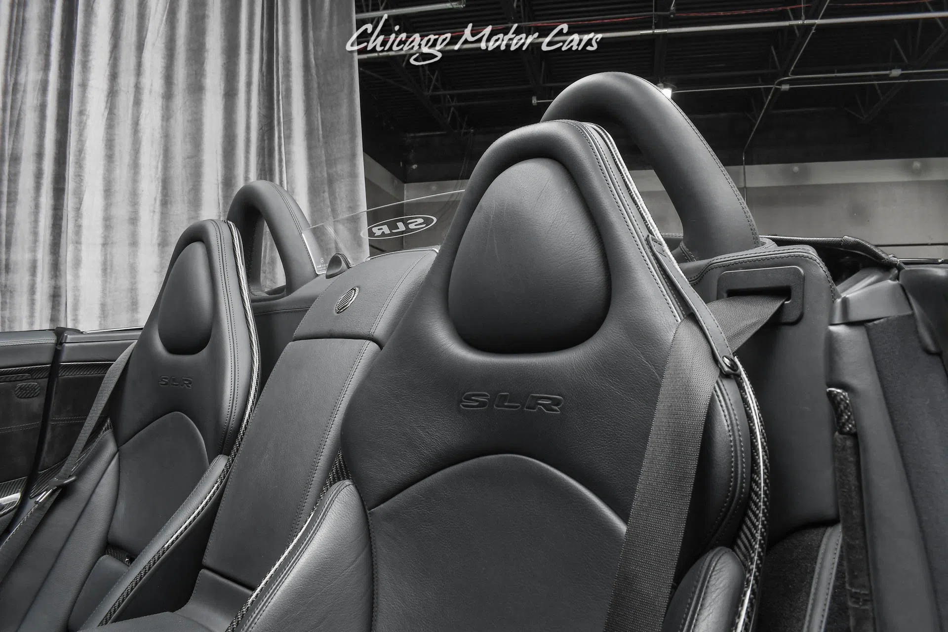 2008 Mansory SLR McLaren Renovatio interior, seats, Semi-Aniline Black