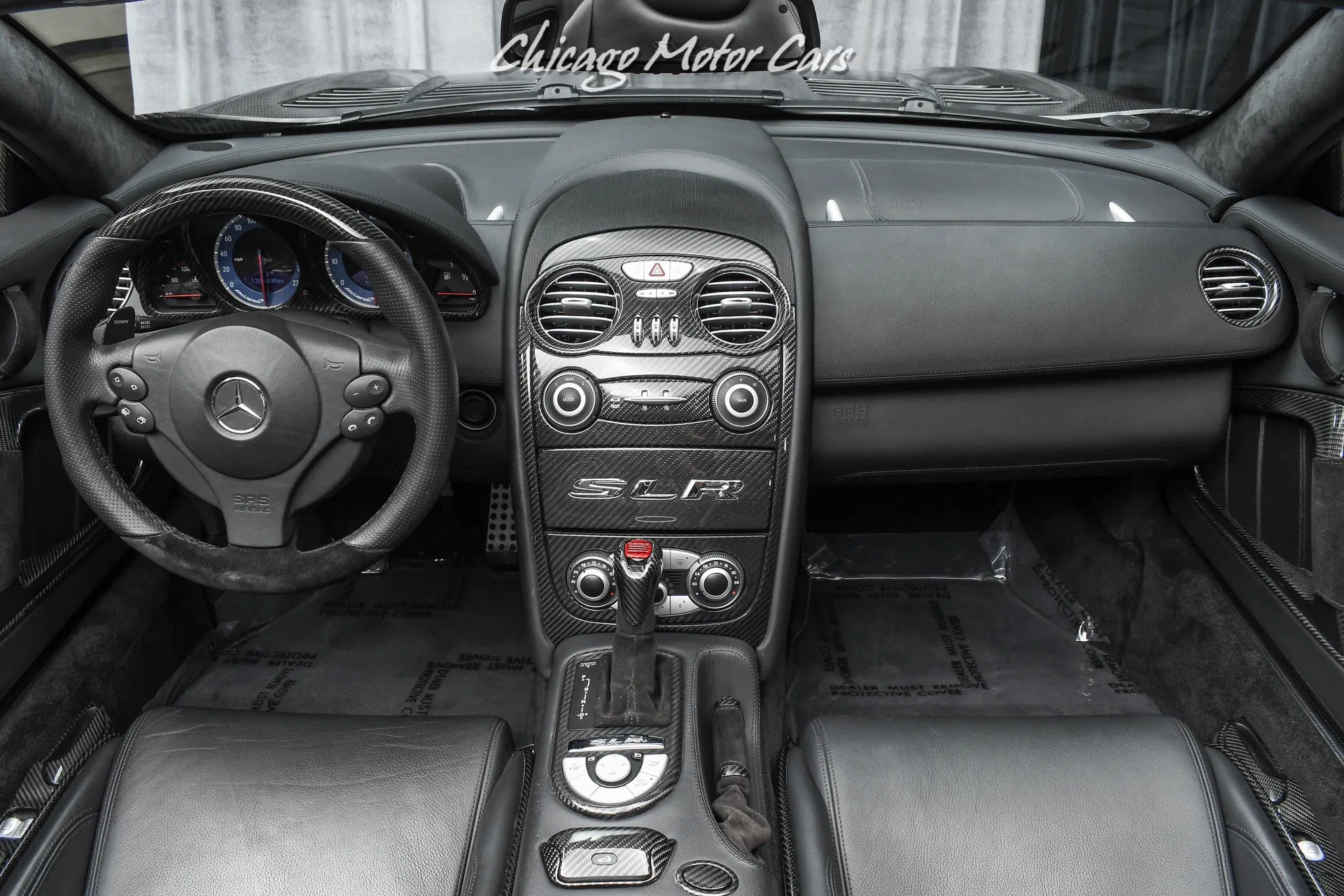 2008 Mansory SLR McLaren Renovatio interior, Semi-Aniline Black