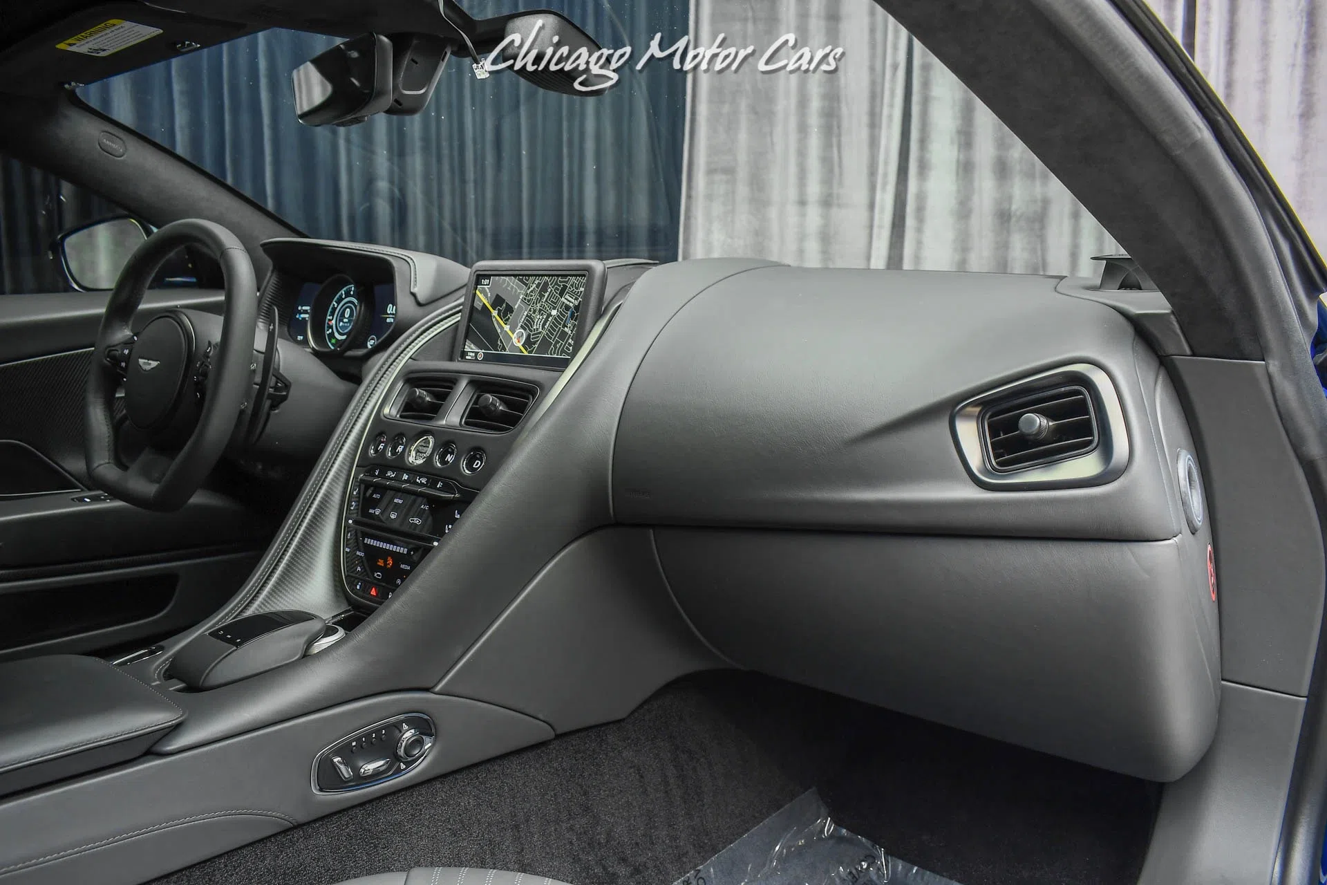 2020 Aston Martin DB11 AMR V12 Coupe interior, Phantom Grey