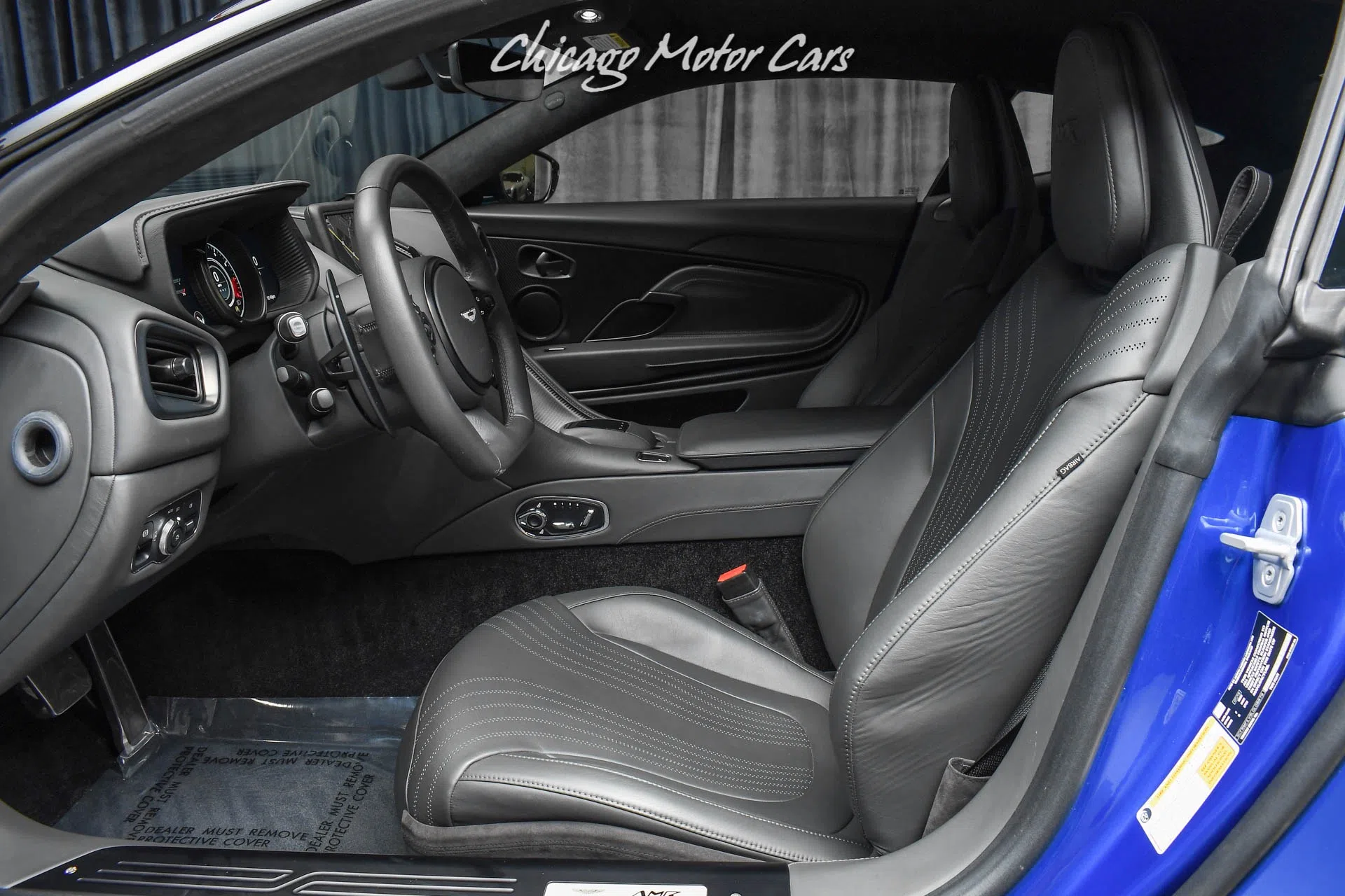 2020 Aston Martin DB11 AMR V12 Coupe interior, Phantom Grey