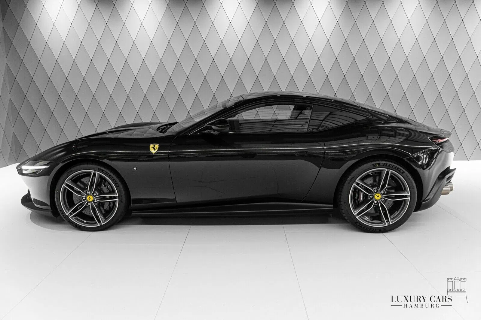 2022 Ferrari Roma for sale, exterior, Nero Daytona