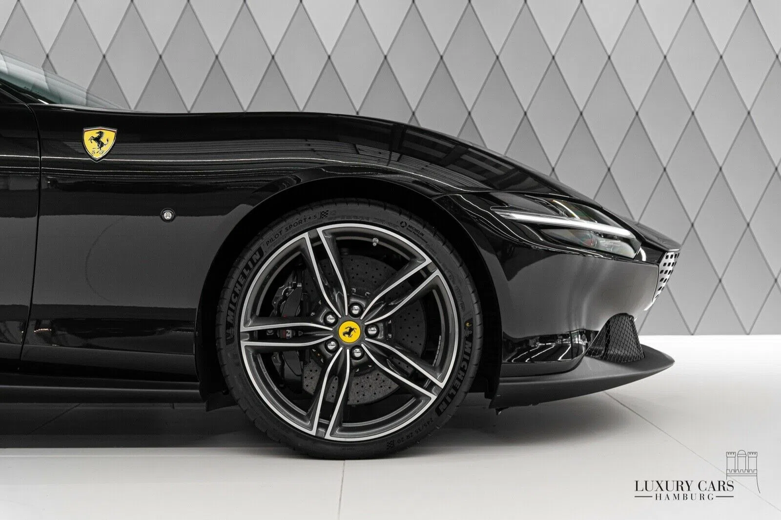 2022 Ferrari Roma for sale, exterior, Nero Daytona