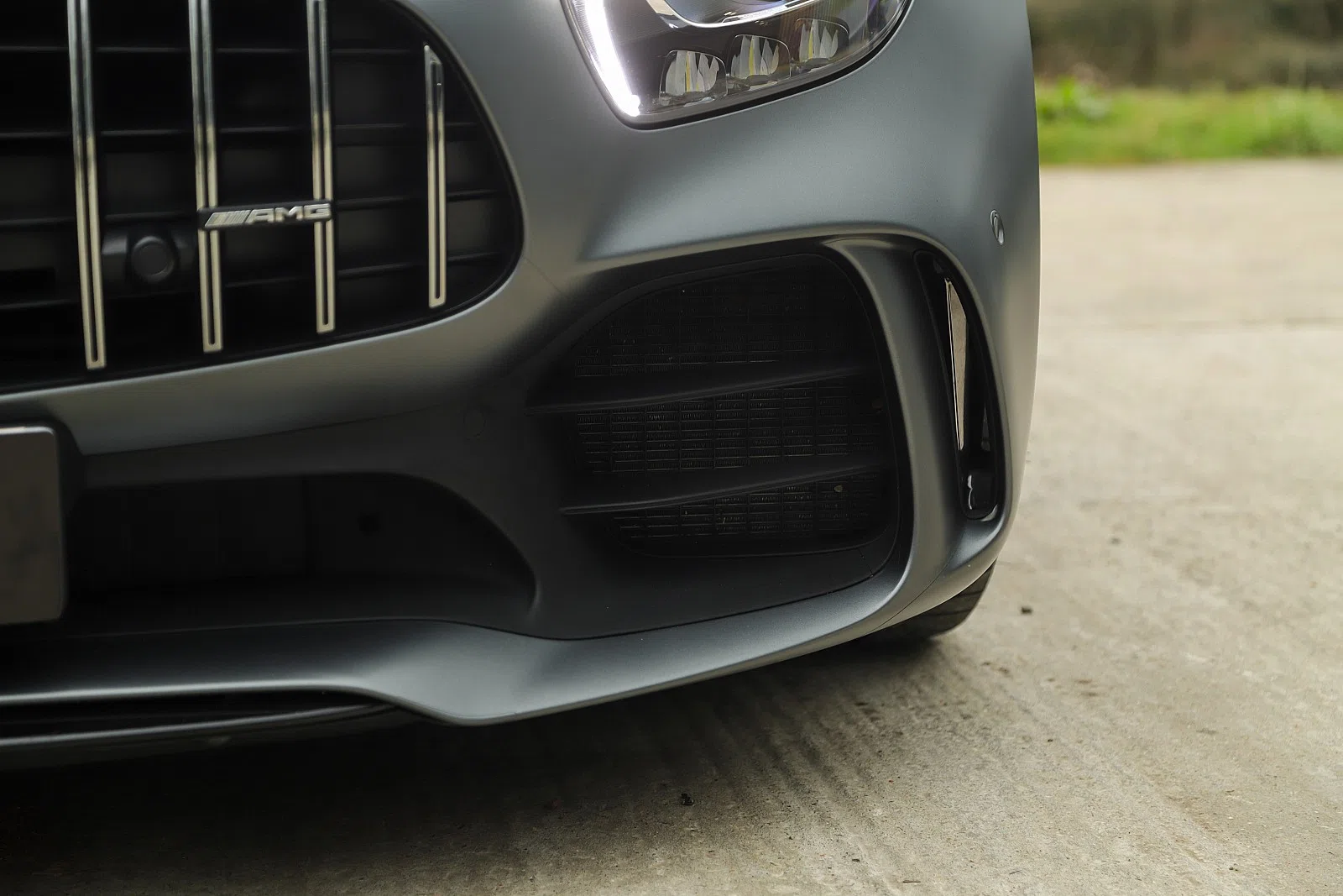 2018 Mercedes-AMG GT R for sale, exterior, Designo Selenite Grey Magno