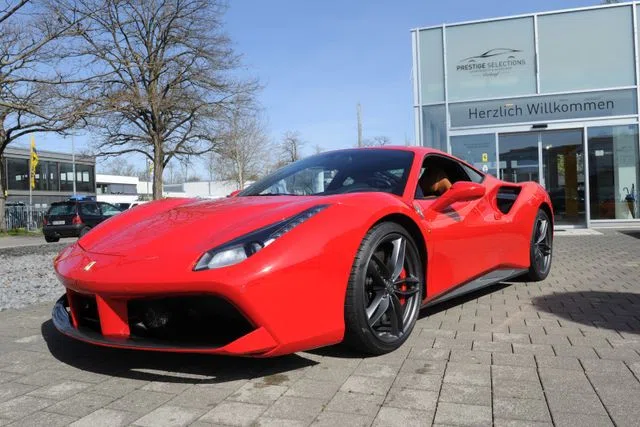 2016 Ferrari 488 GTB, exterior, Red