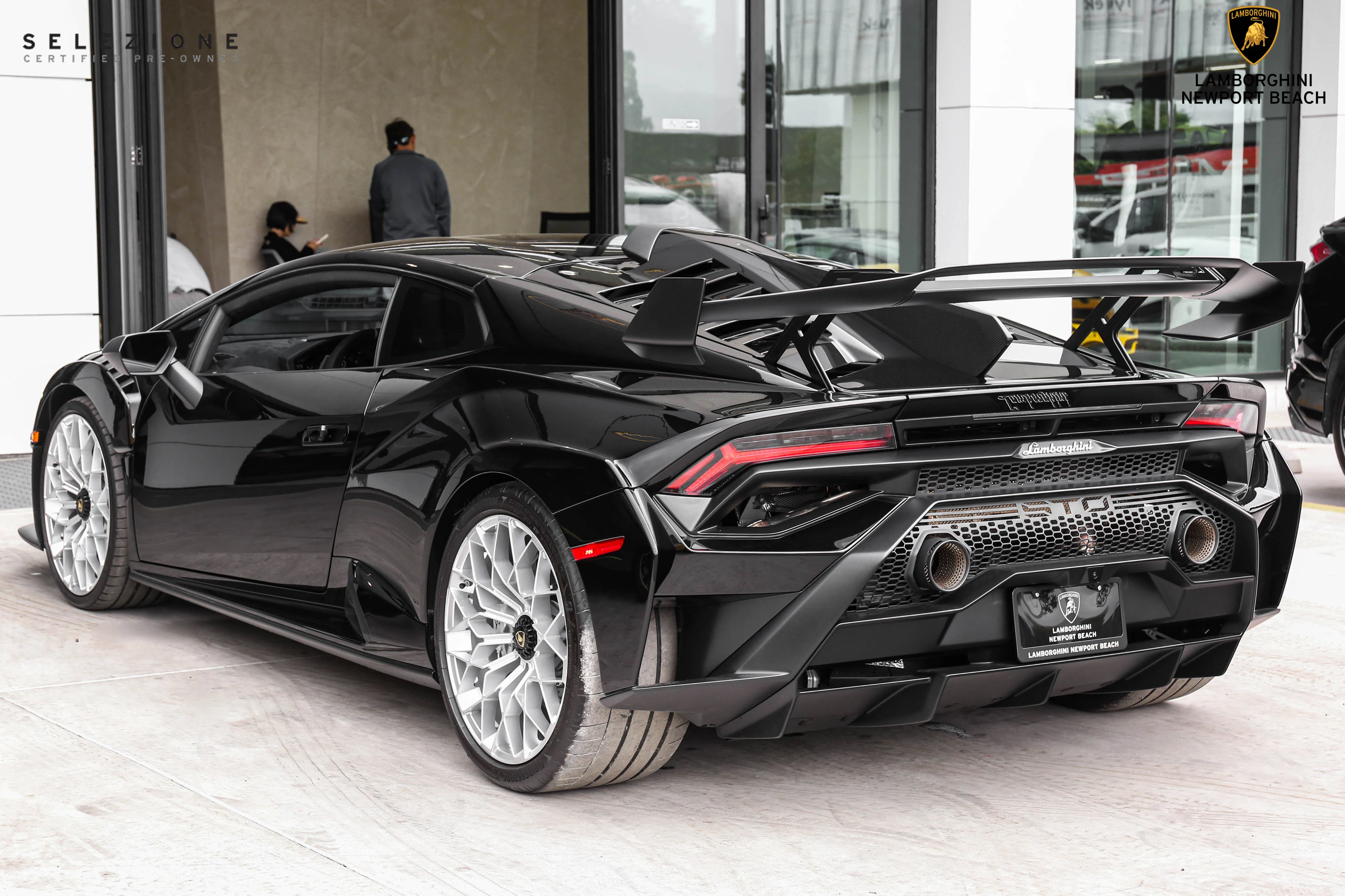 2022 Lamborghini Huracan STO, rear three-quarter view