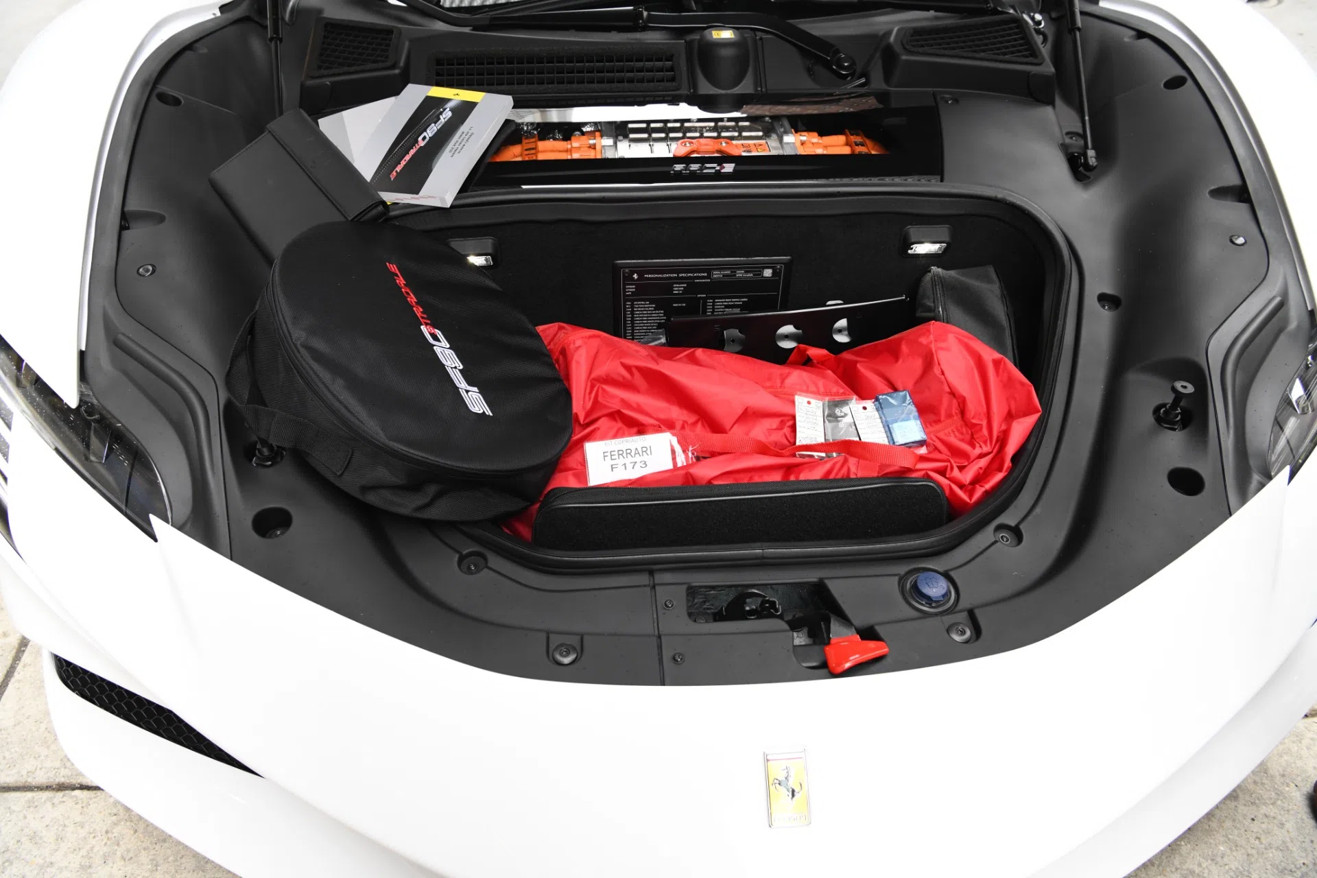 2022 Ferrari SF90 Stradale trunk