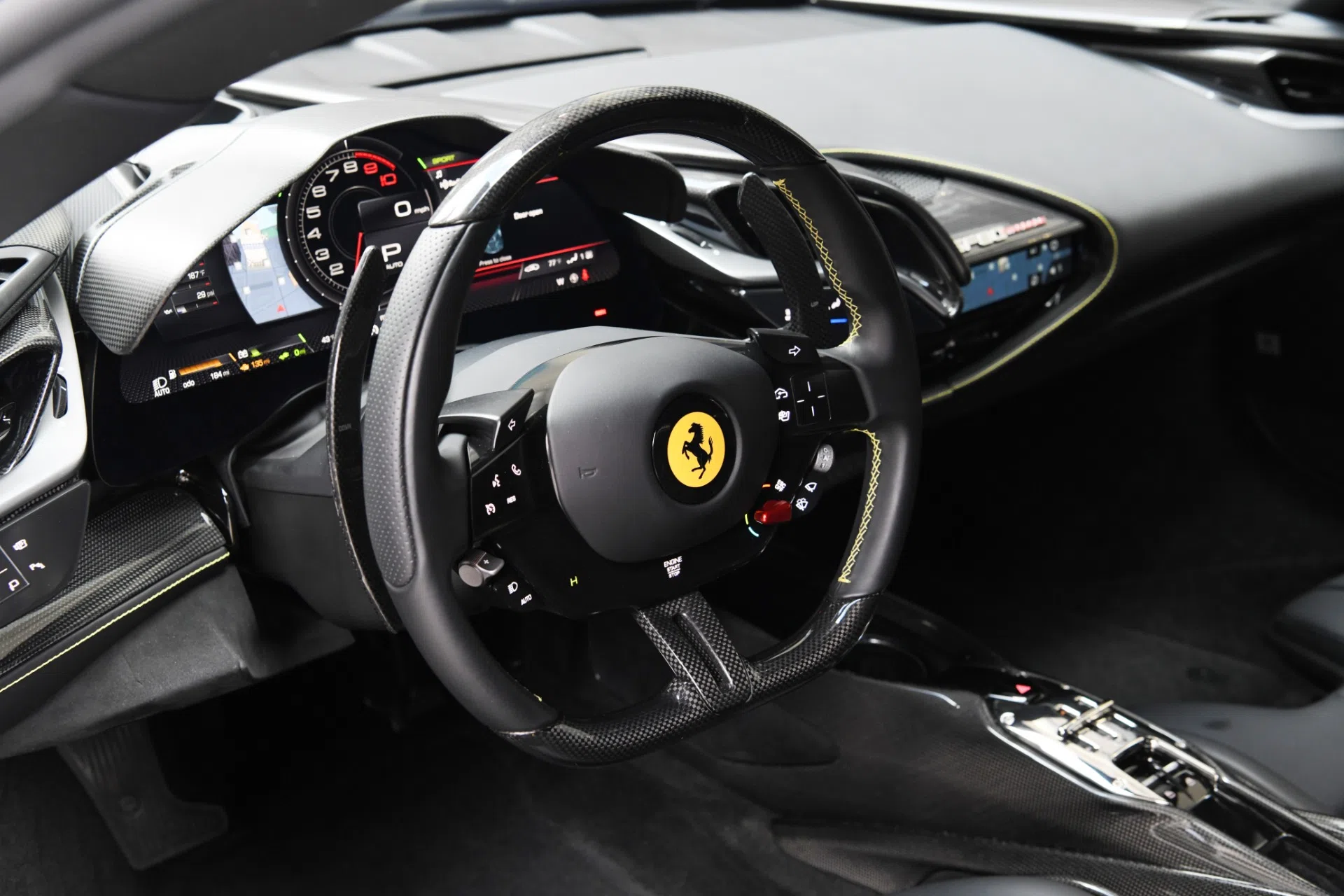 2021 Ferrari SF90 Stradale interior